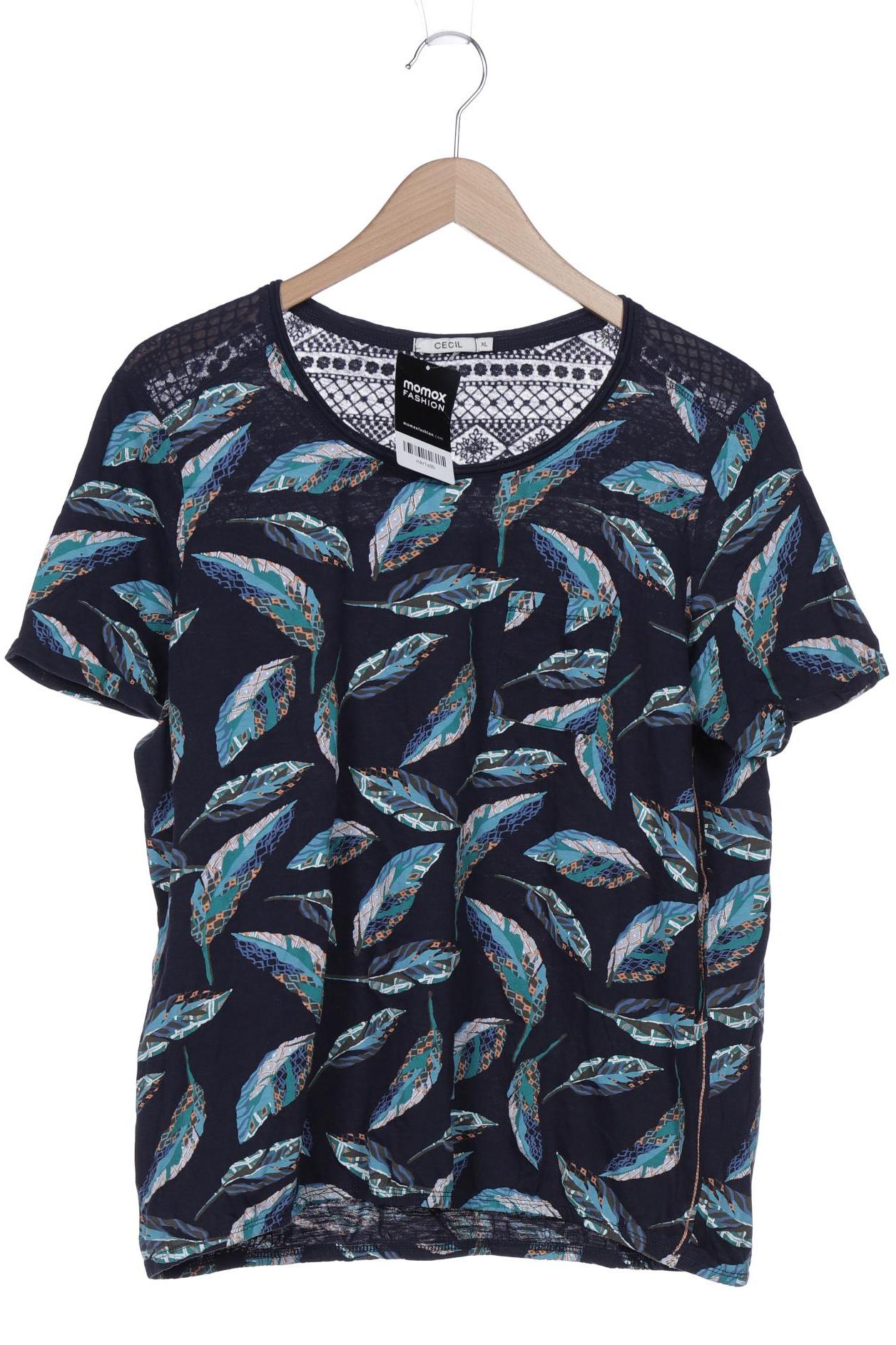 

CECIL Damen T-Shirt, marineblau