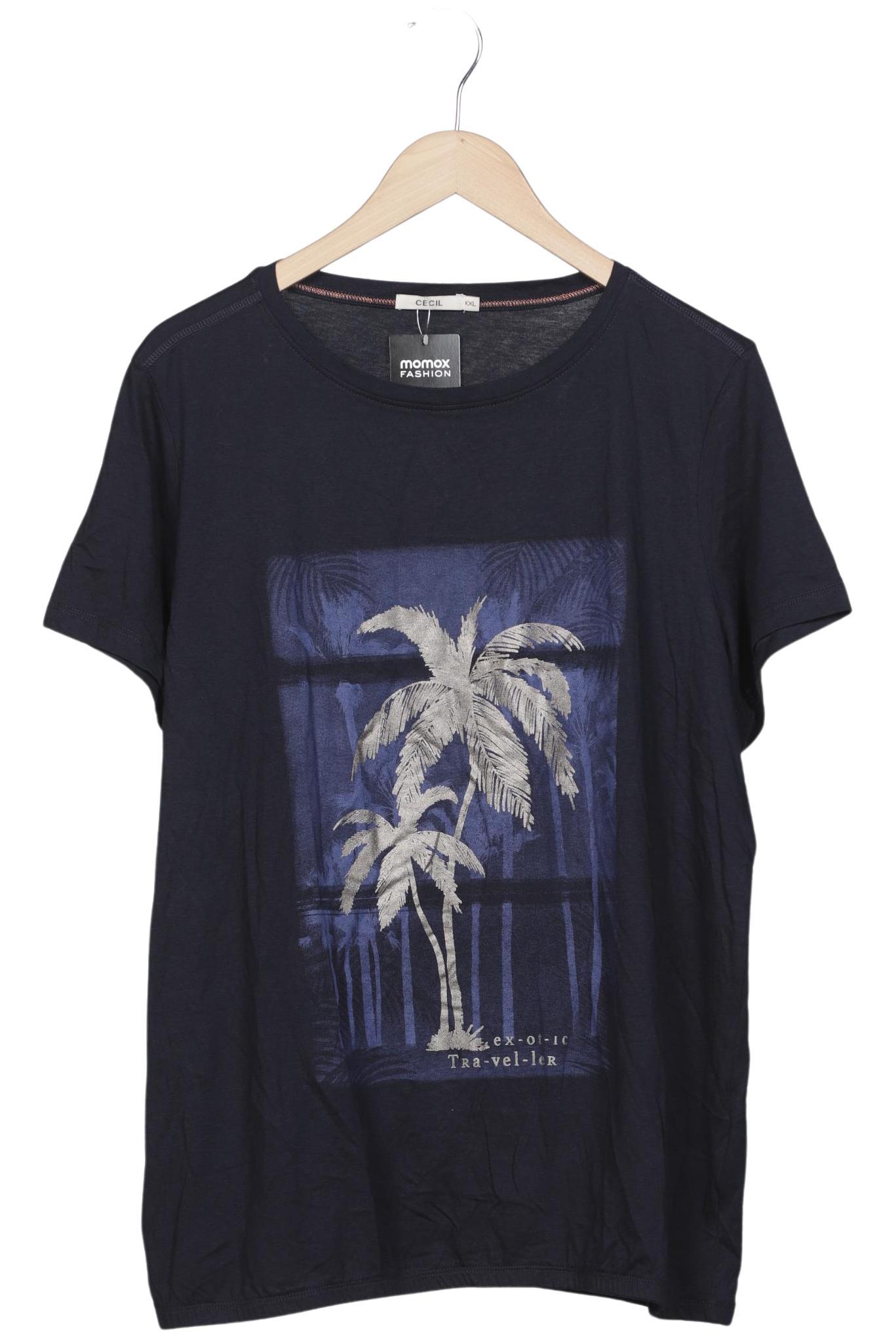 

Cecil Damen T-Shirt, marineblau, Gr. 46