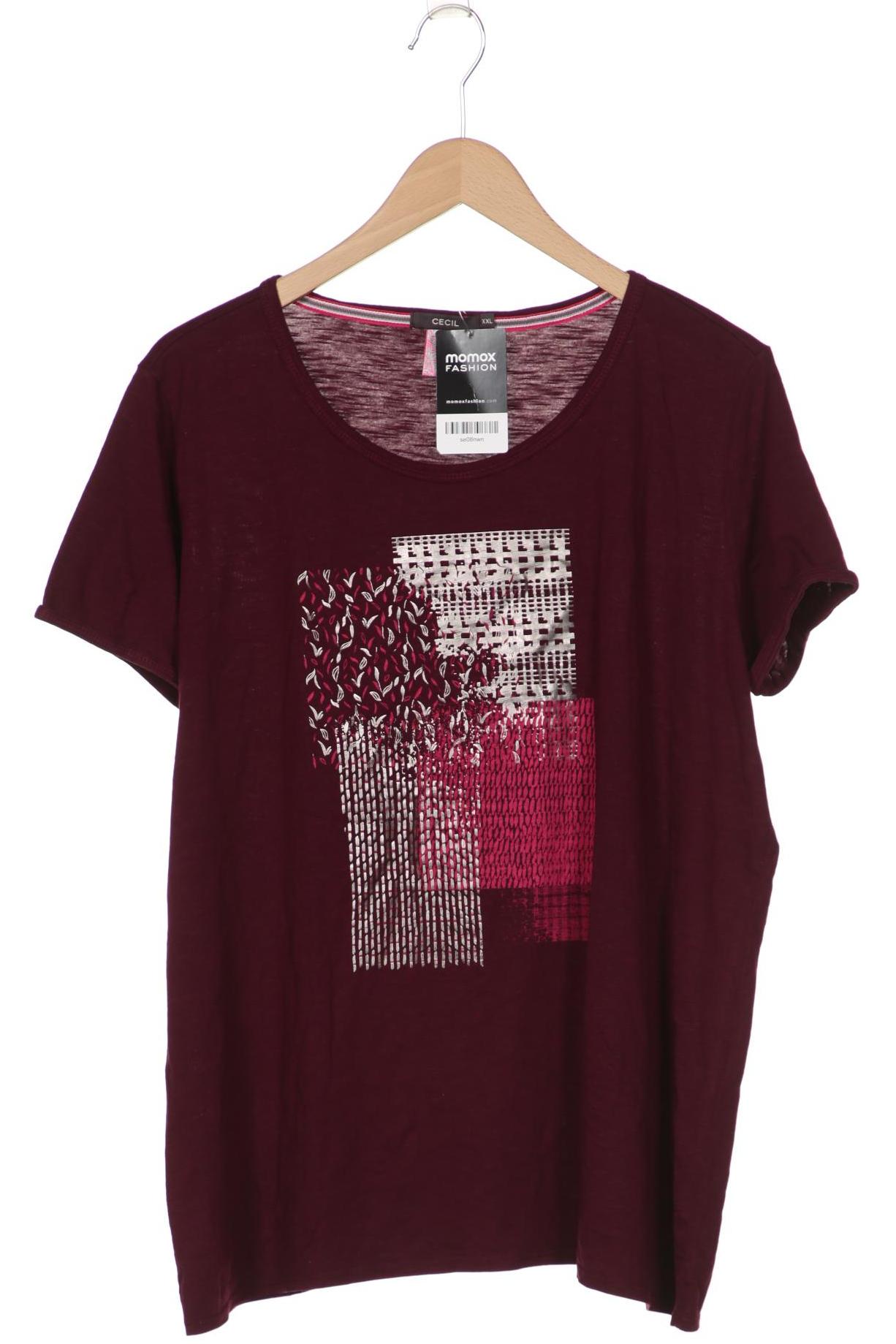 

CECIL Damen T-Shirt, bordeaux