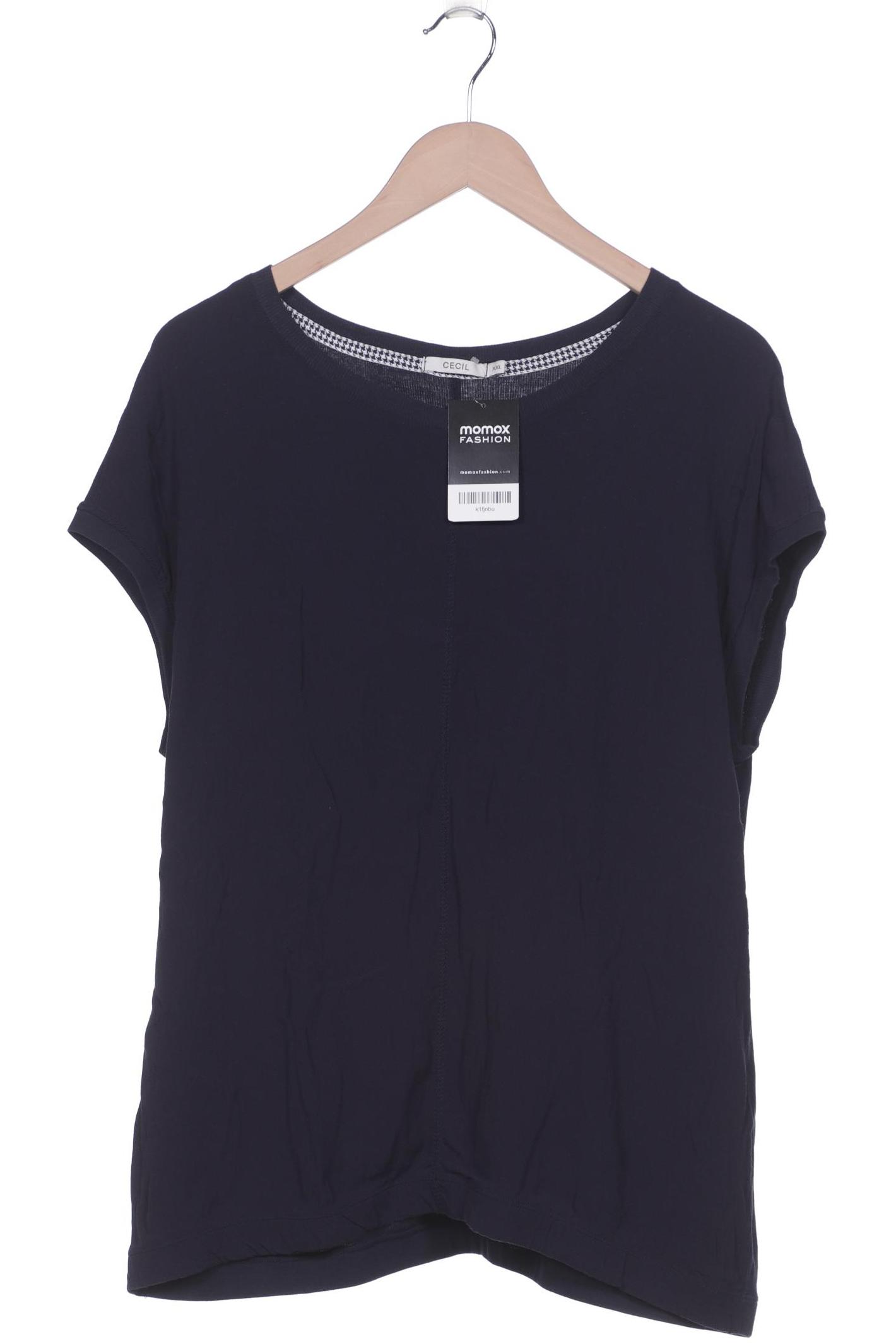 

CECIL Damen T-Shirt, marineblau