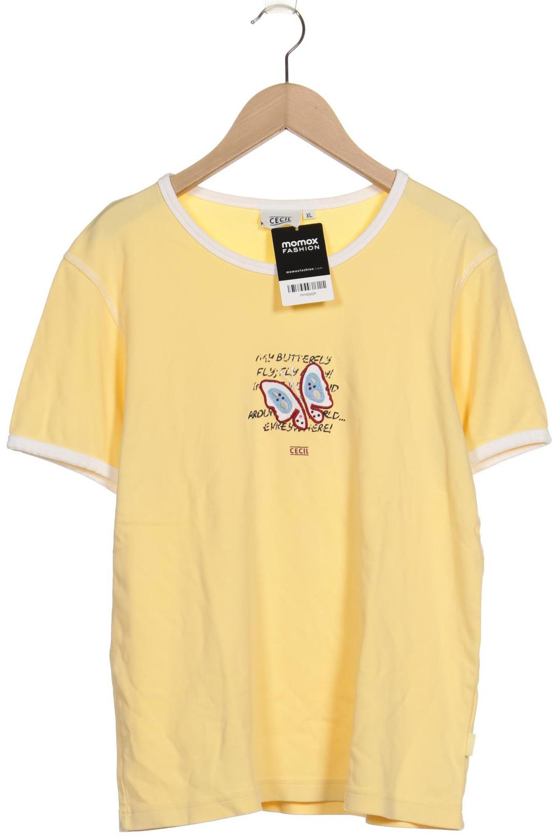 

Cecil Damen T-Shirt, gelb, Gr. 44