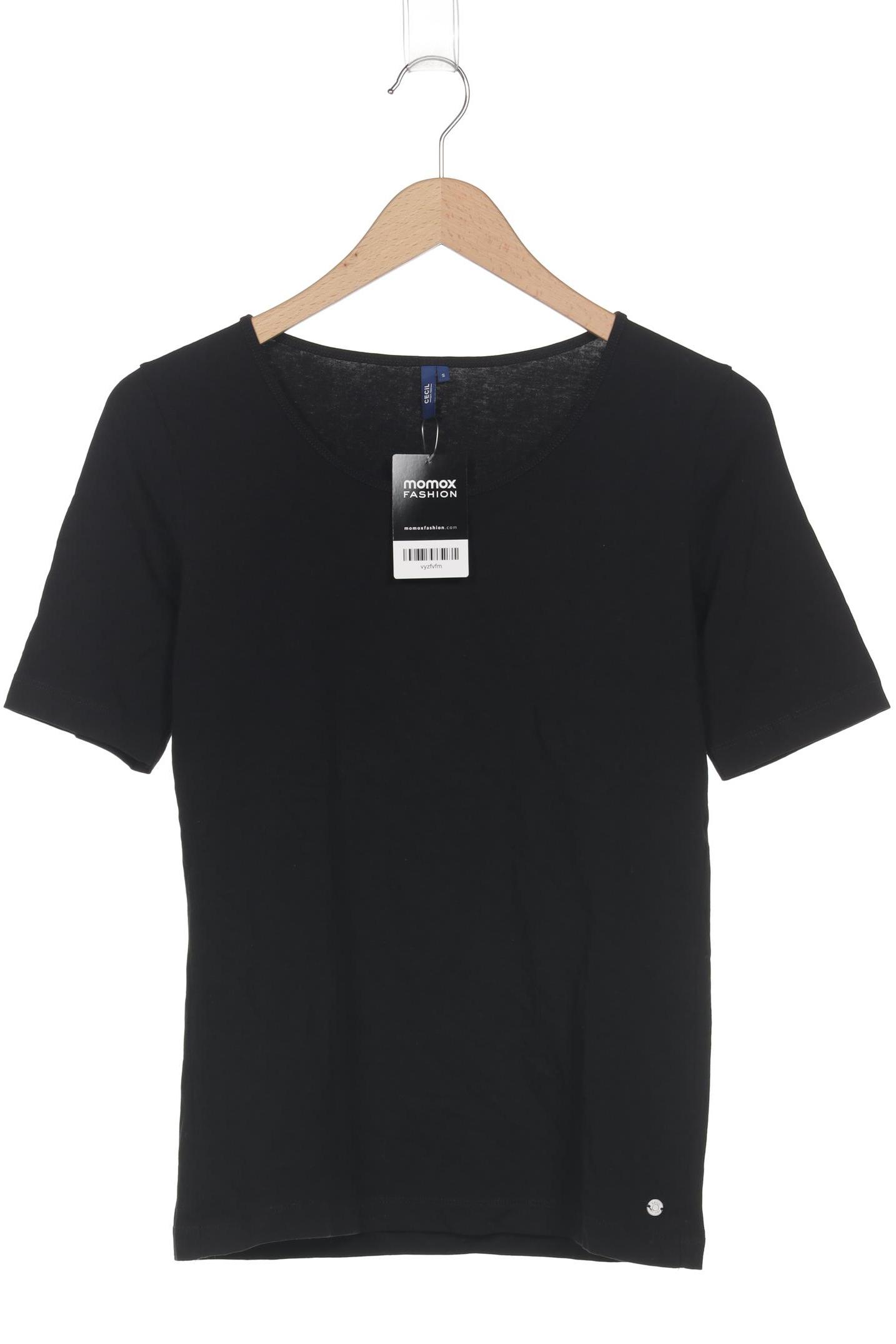 

Cecil Damen T-Shirt, schwarz, Gr. 36