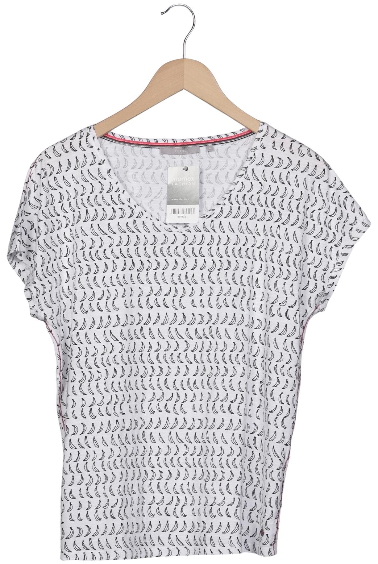 

Cecil Damen T-Shirt, weiß, Gr. 42
