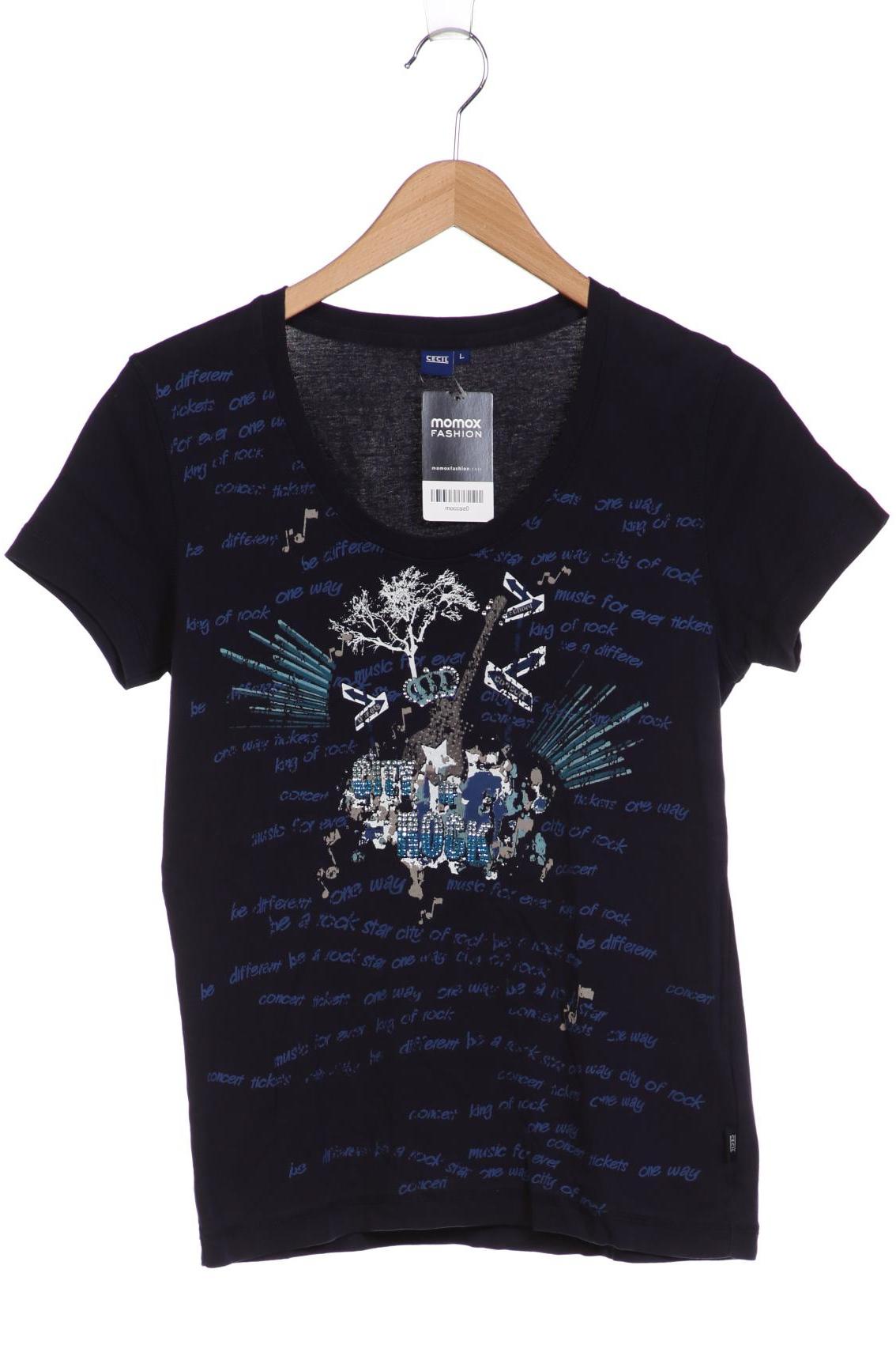 

Cecil Damen T-Shirt, marineblau, Gr. 42
