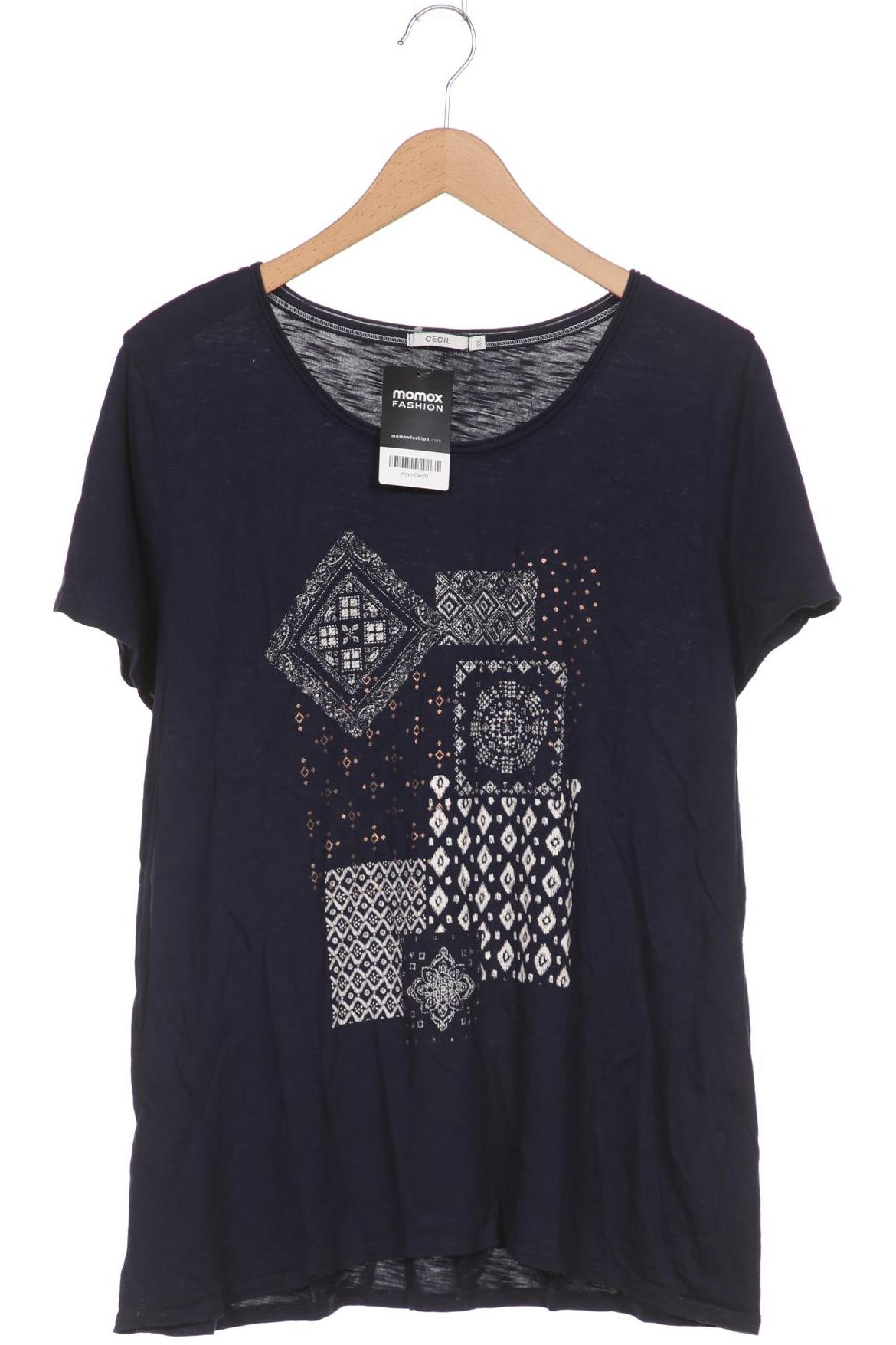 

CECIL Damen T-Shirt, marineblau