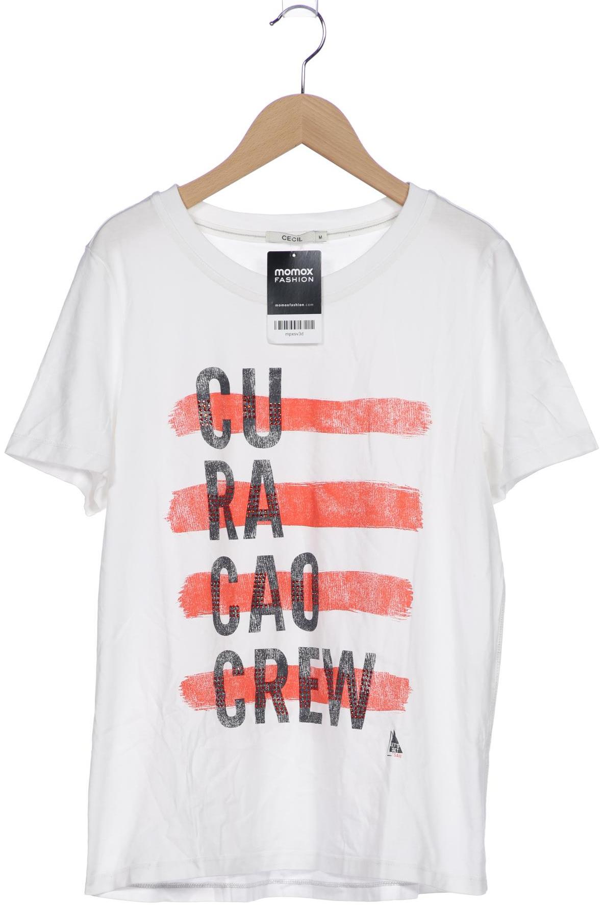 

Cecil Damen T-Shirt, weiß, Gr. 38