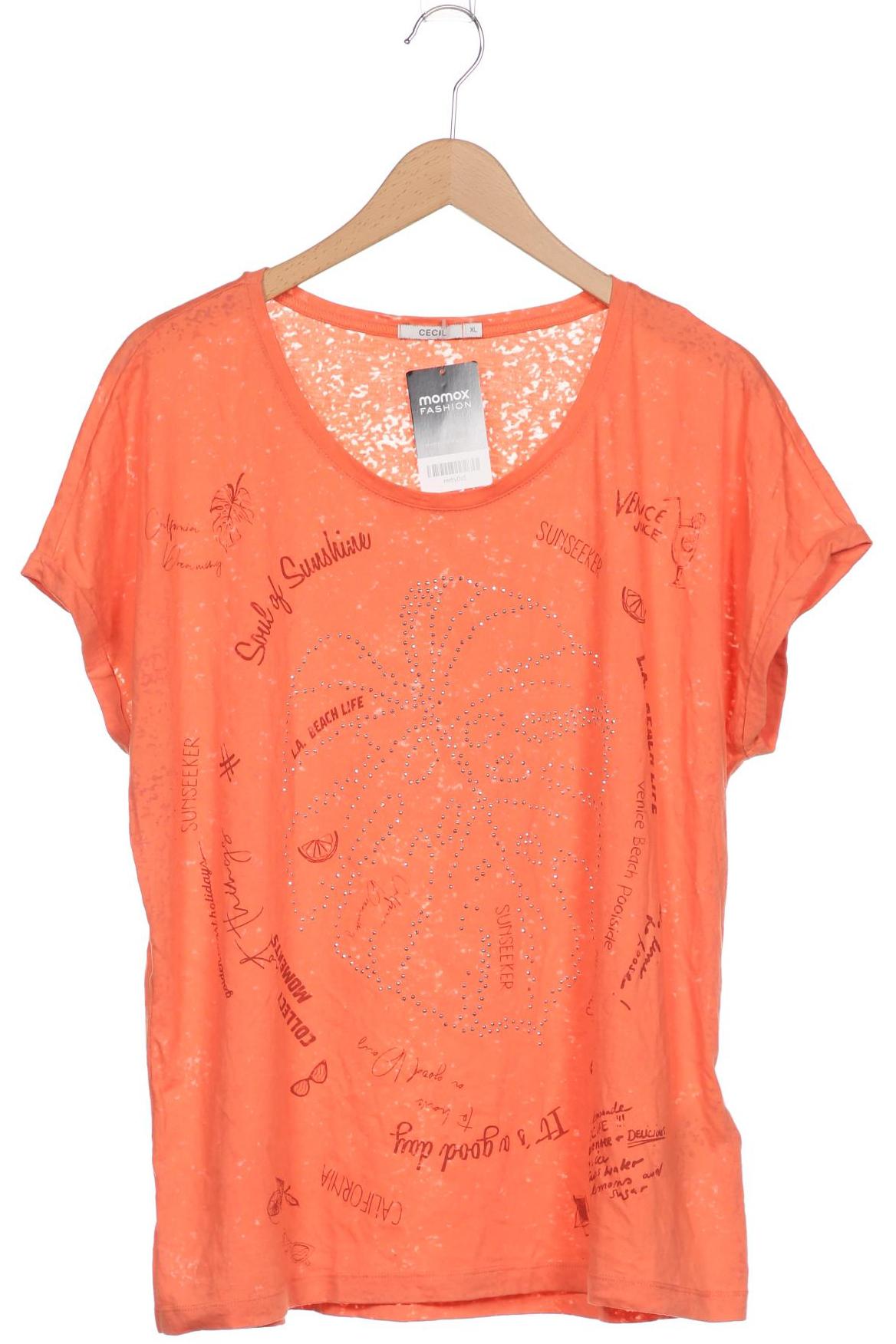 

CECIL Damen T-Shirt, orange
