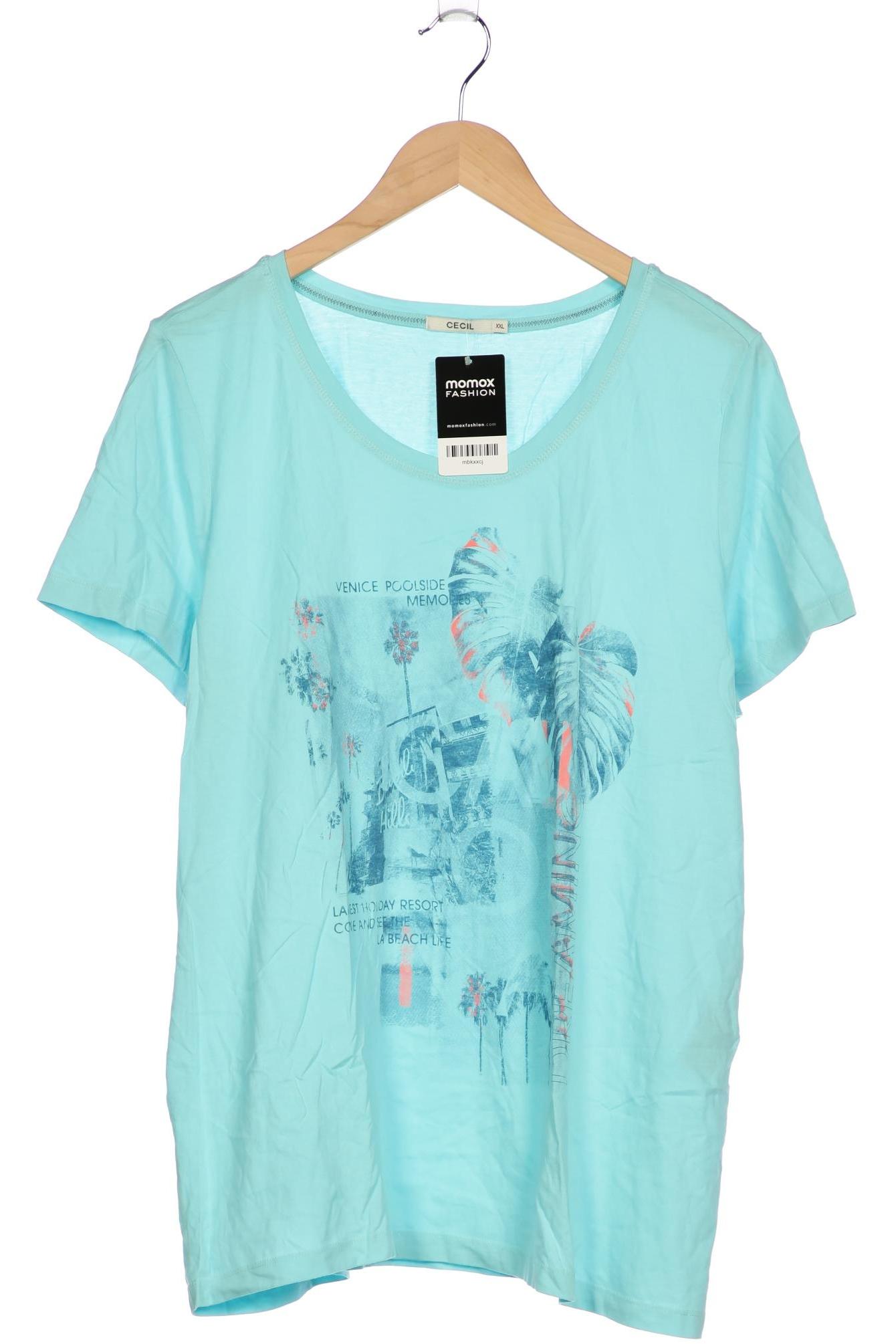 

Cecil Damen T-Shirt, hellblau, Gr. 46