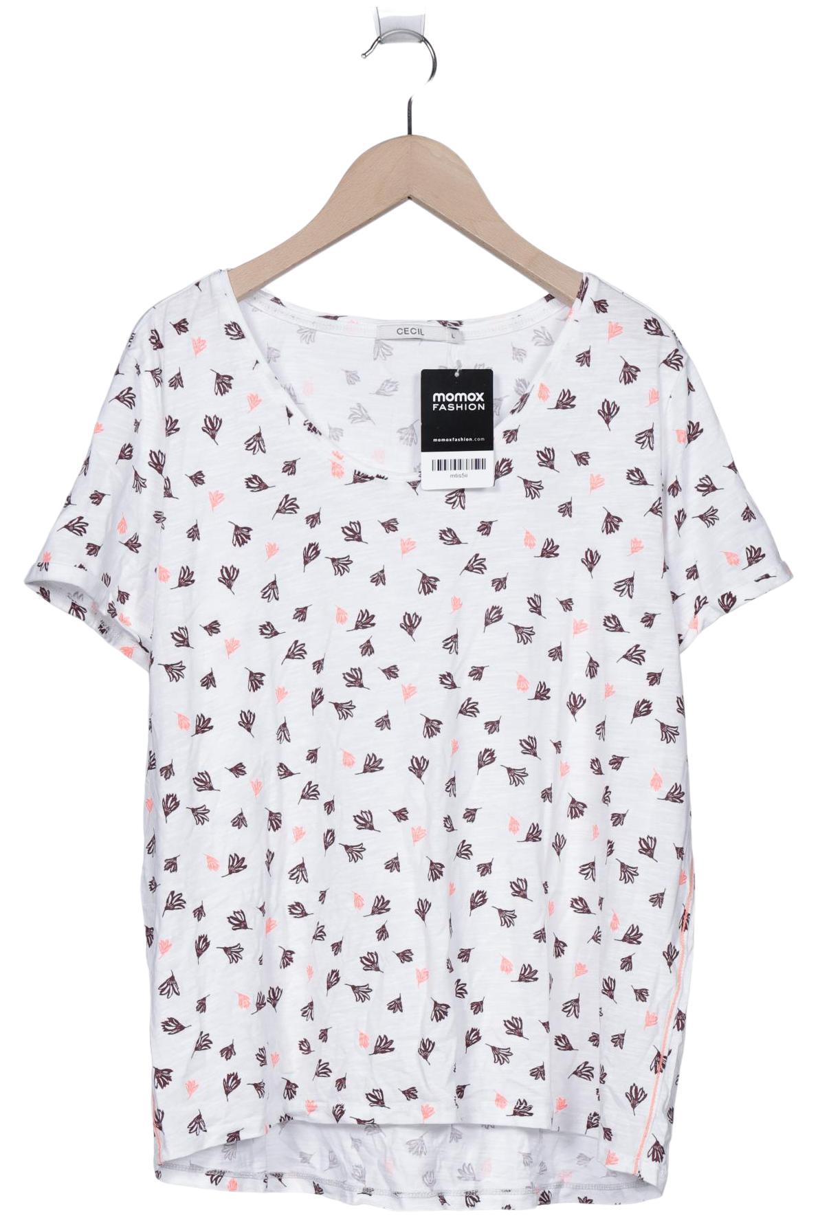 

Cecil Damen T-Shirt, weiß, Gr. 42