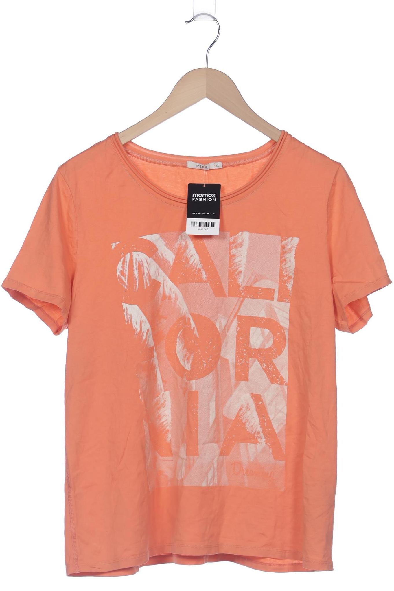 

Cecil Damen T-Shirt, orange, Gr. 44