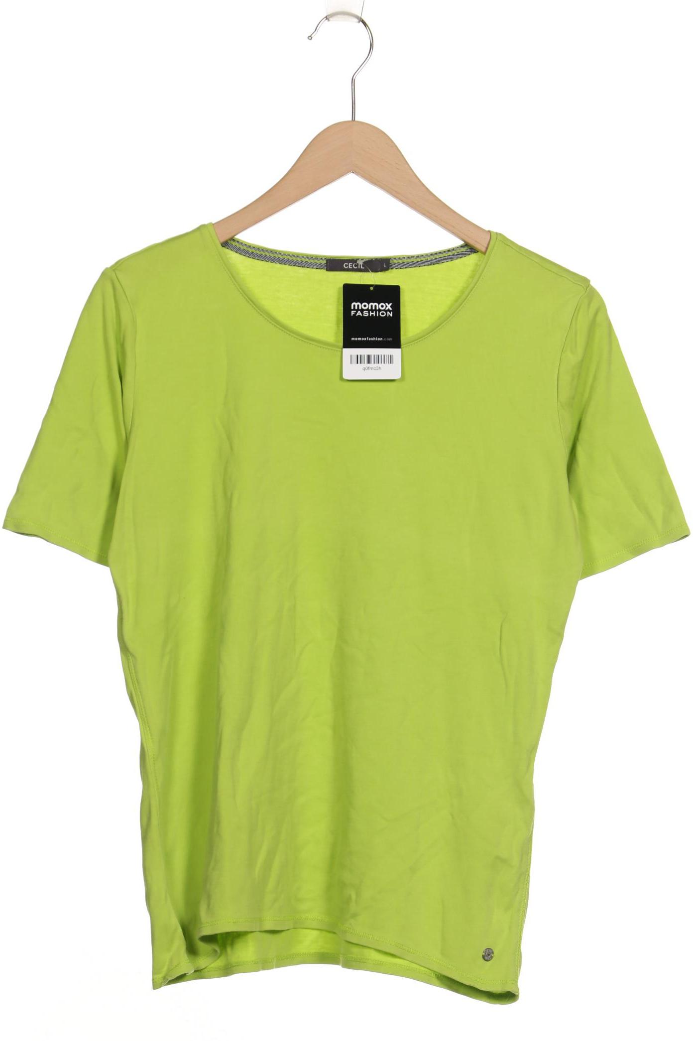 

Cecil Damen T-Shirt, hellgrün, Gr. 42