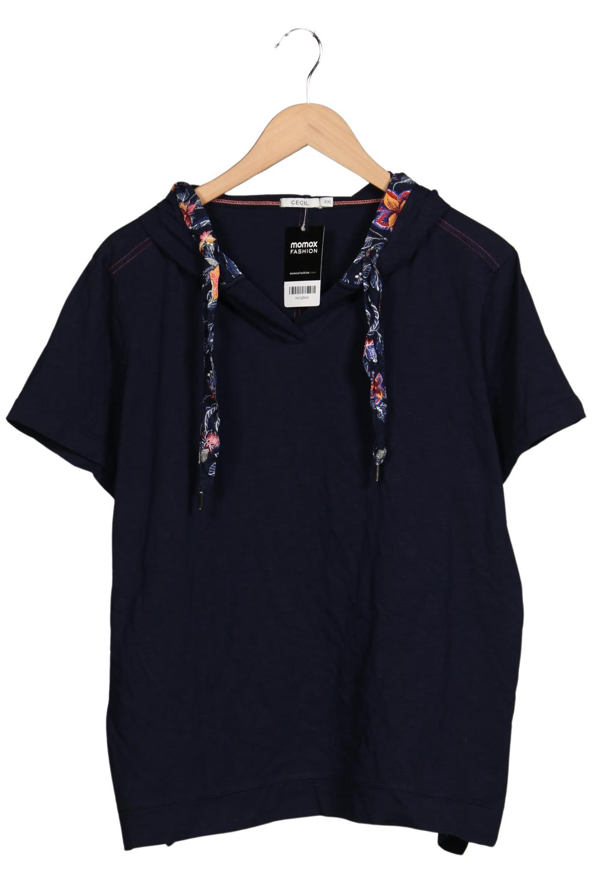 

Cecil Damen T-Shirt, marineblau, Gr. 46