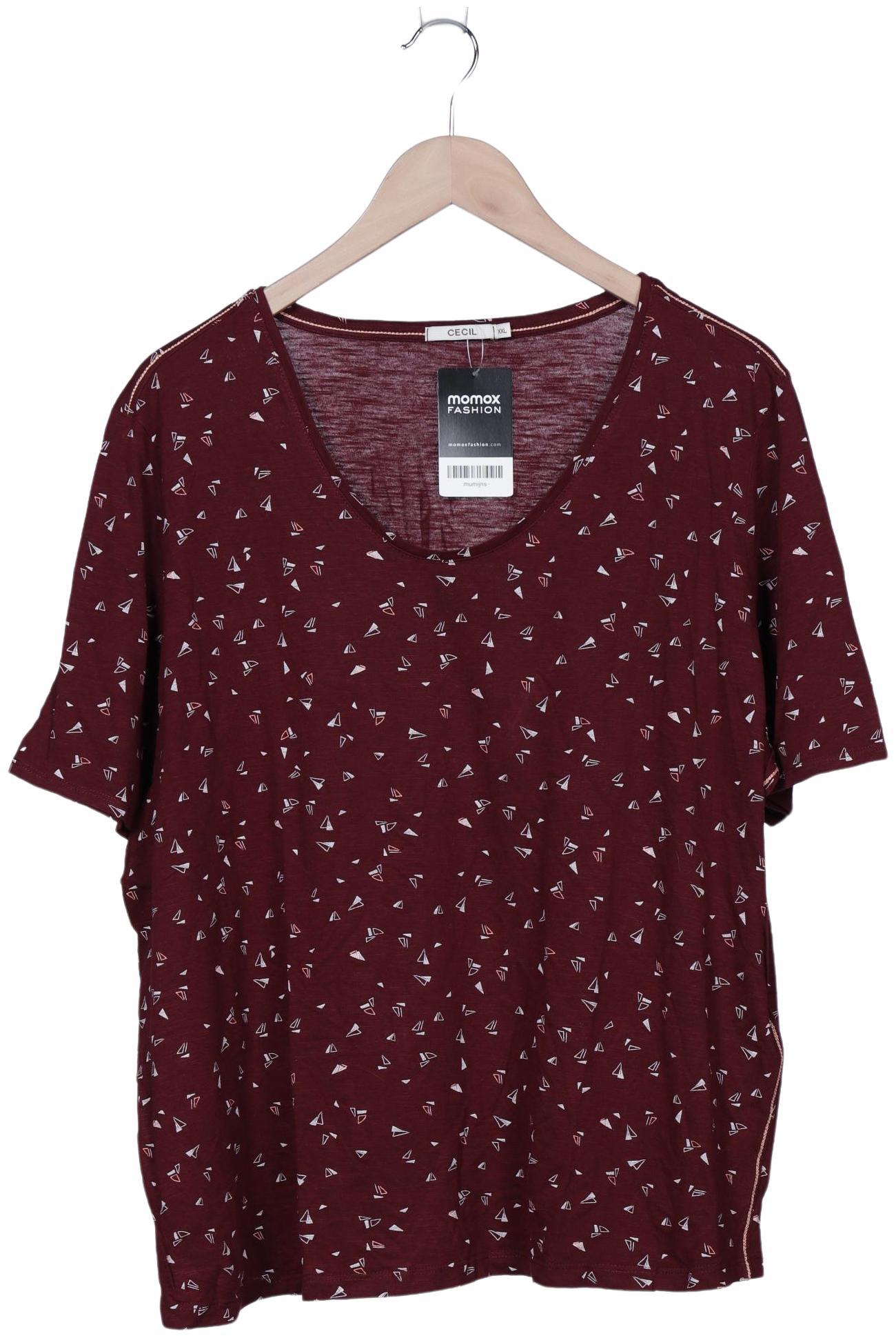 

Cecil Damen T-Shirt, bordeaux, Gr. 46