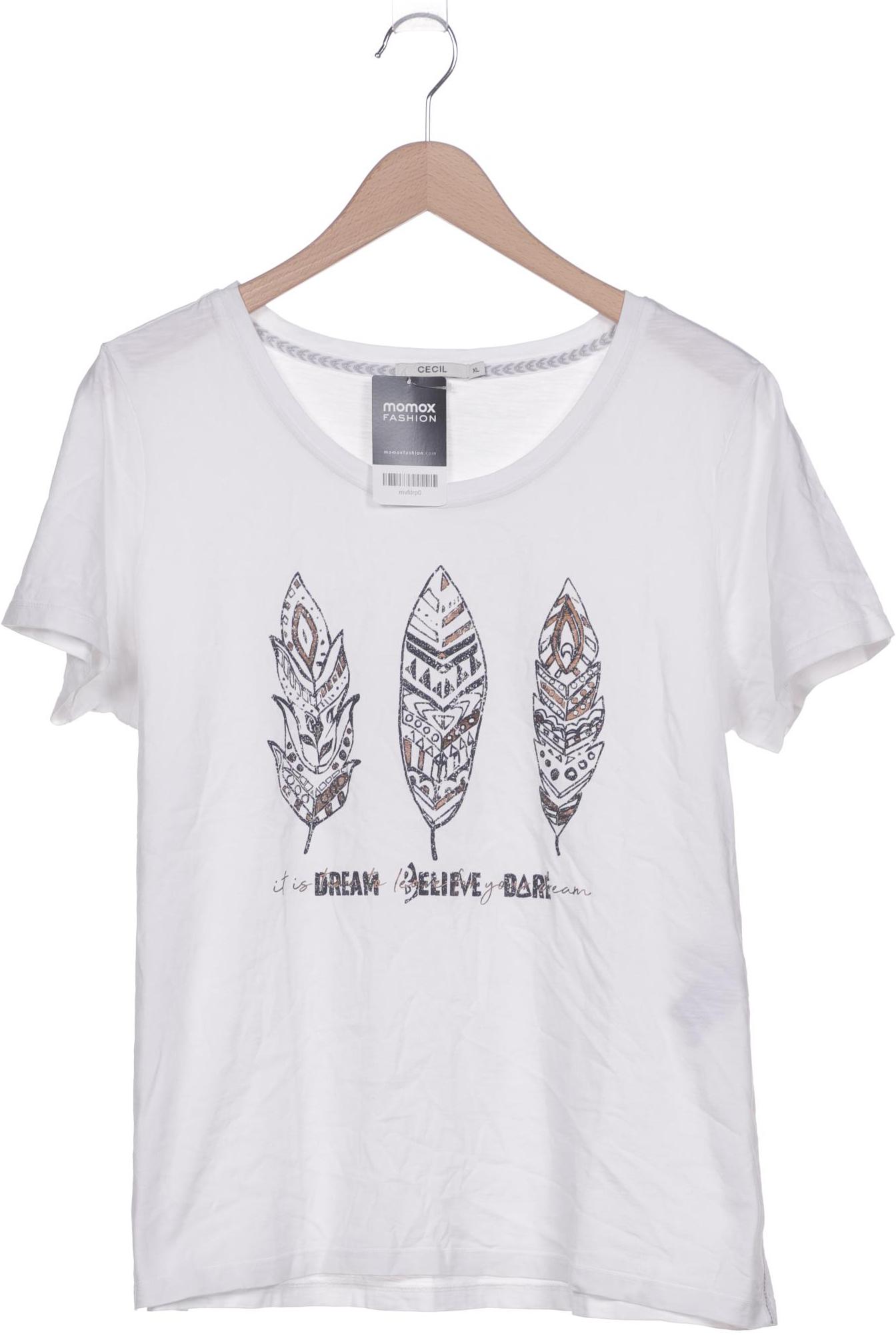 

Cecil Damen T-Shirt, weiß, Gr. 44