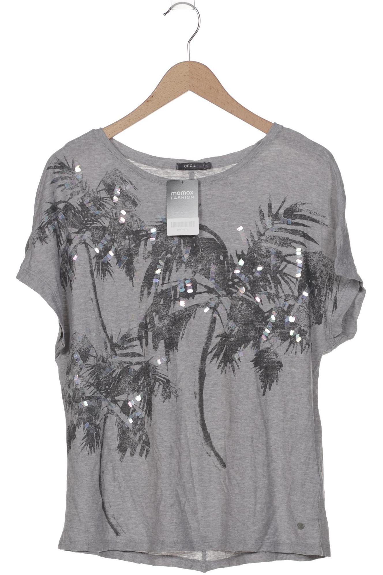 

Cecil Damen T-Shirt, grau, Gr. 36