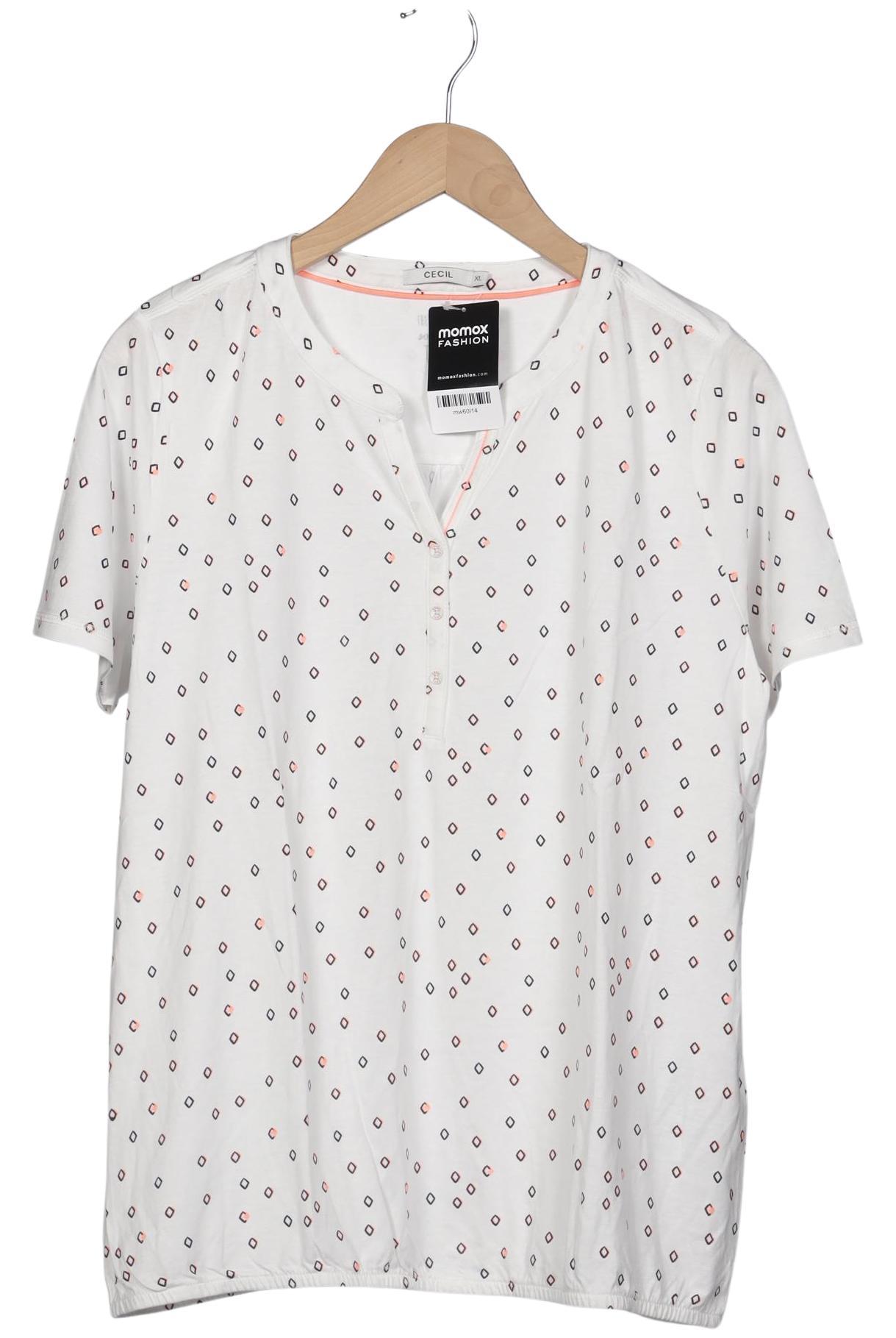 

Cecil Damen T-Shirt, weiß, Gr. 44