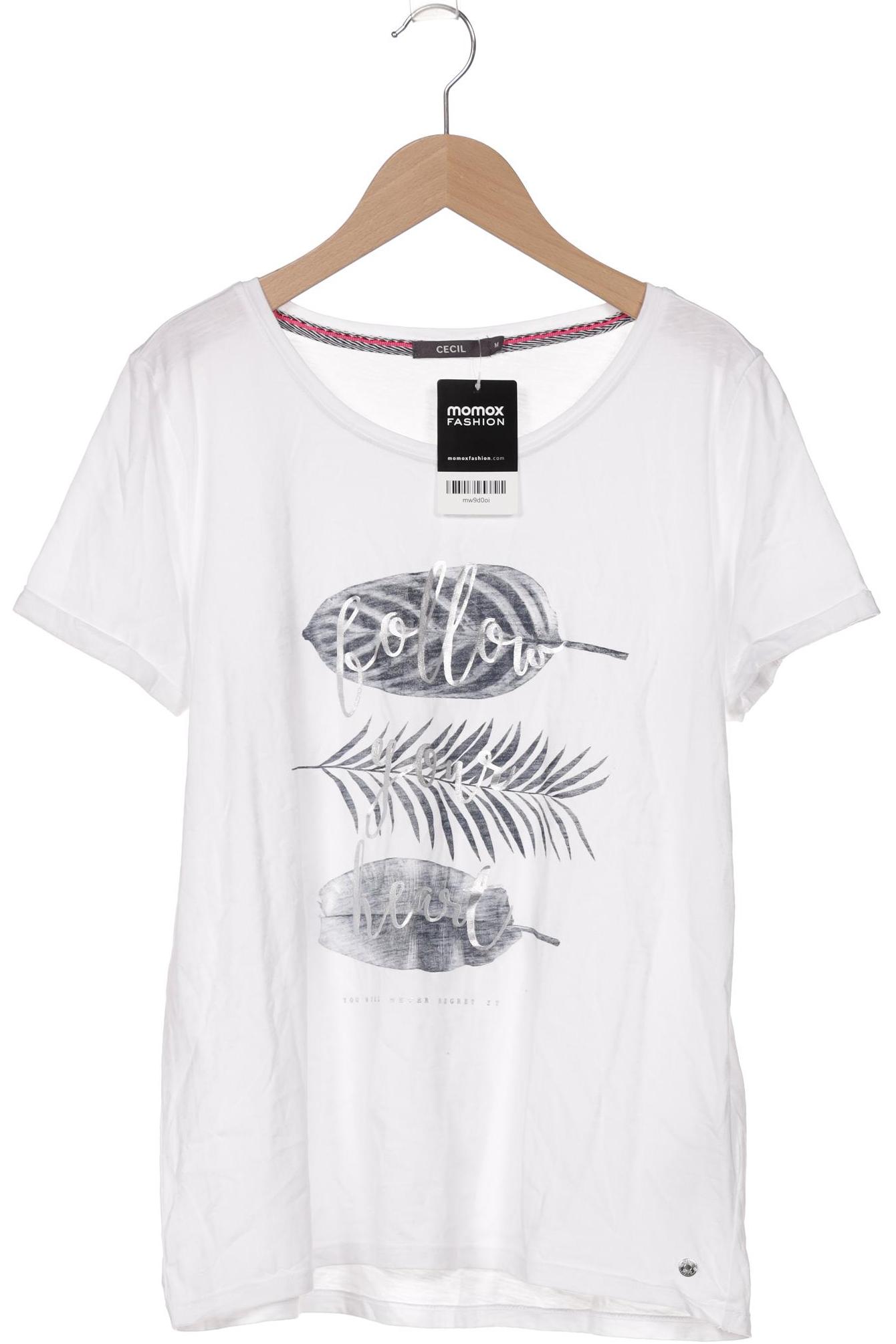 

CECIL Damen T-Shirt, weiß