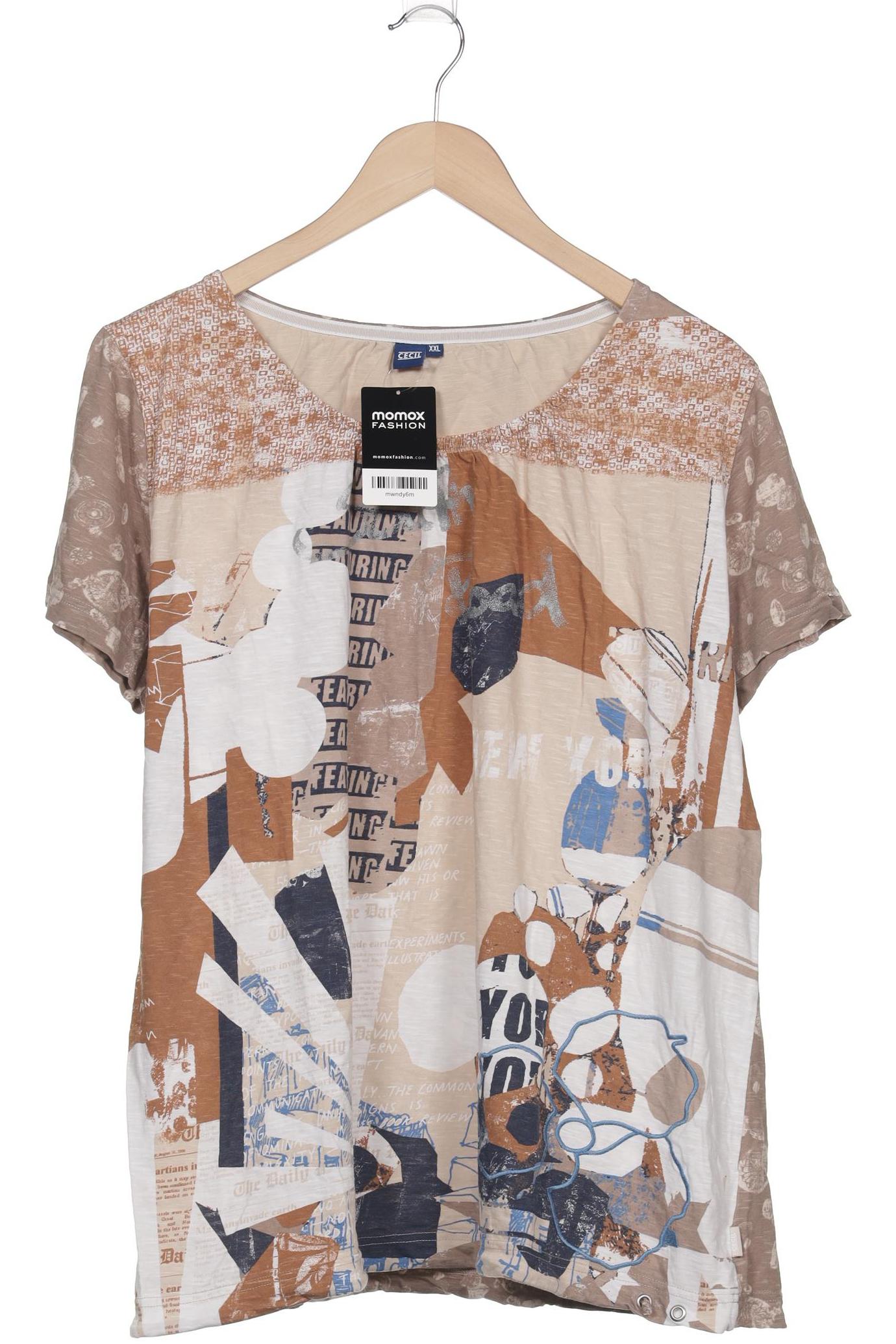 

Cecil Damen T-Shirt, braun, Gr. 46
