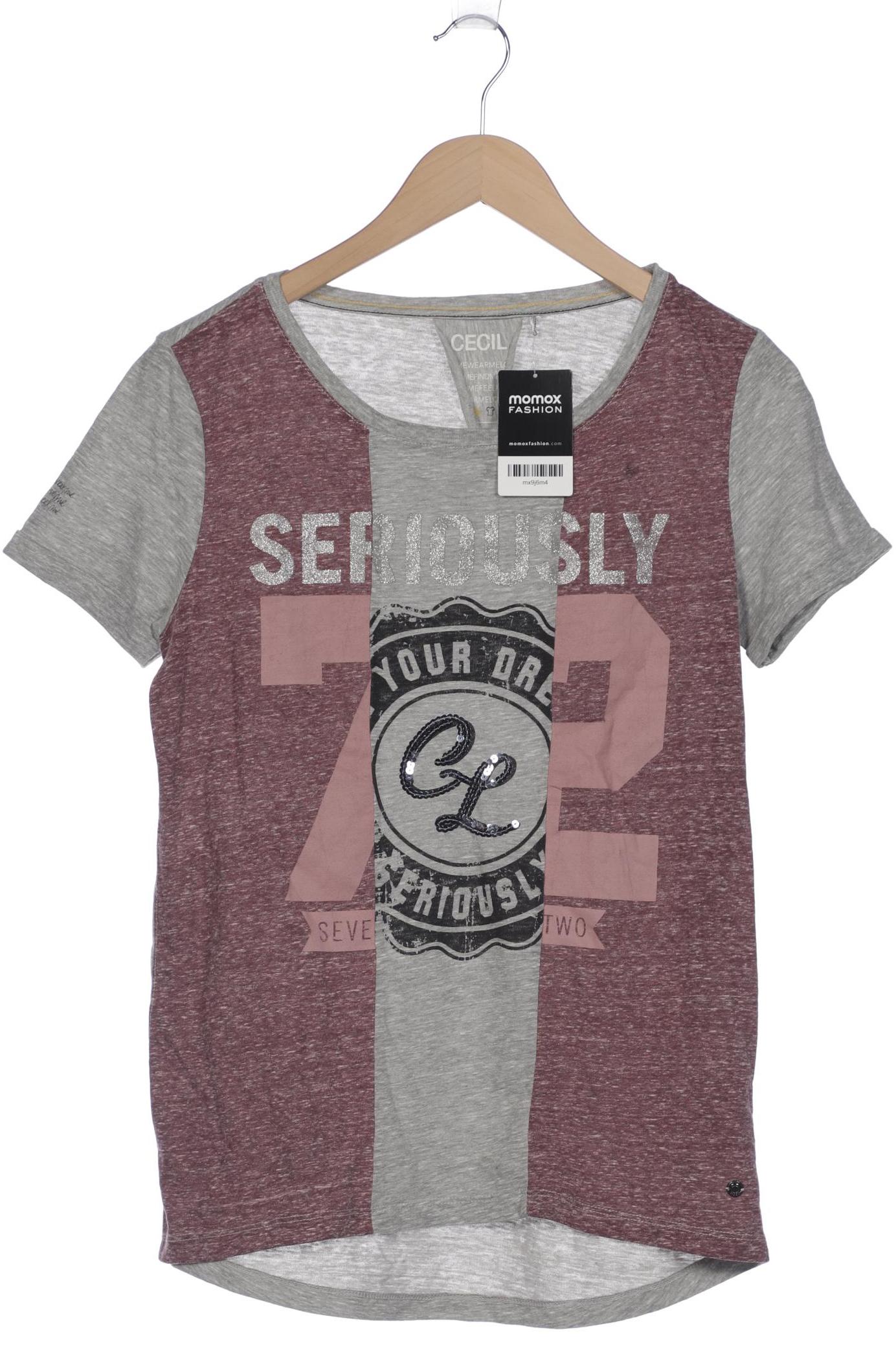 

Cecil Damen T-Shirt, grau, Gr. 36