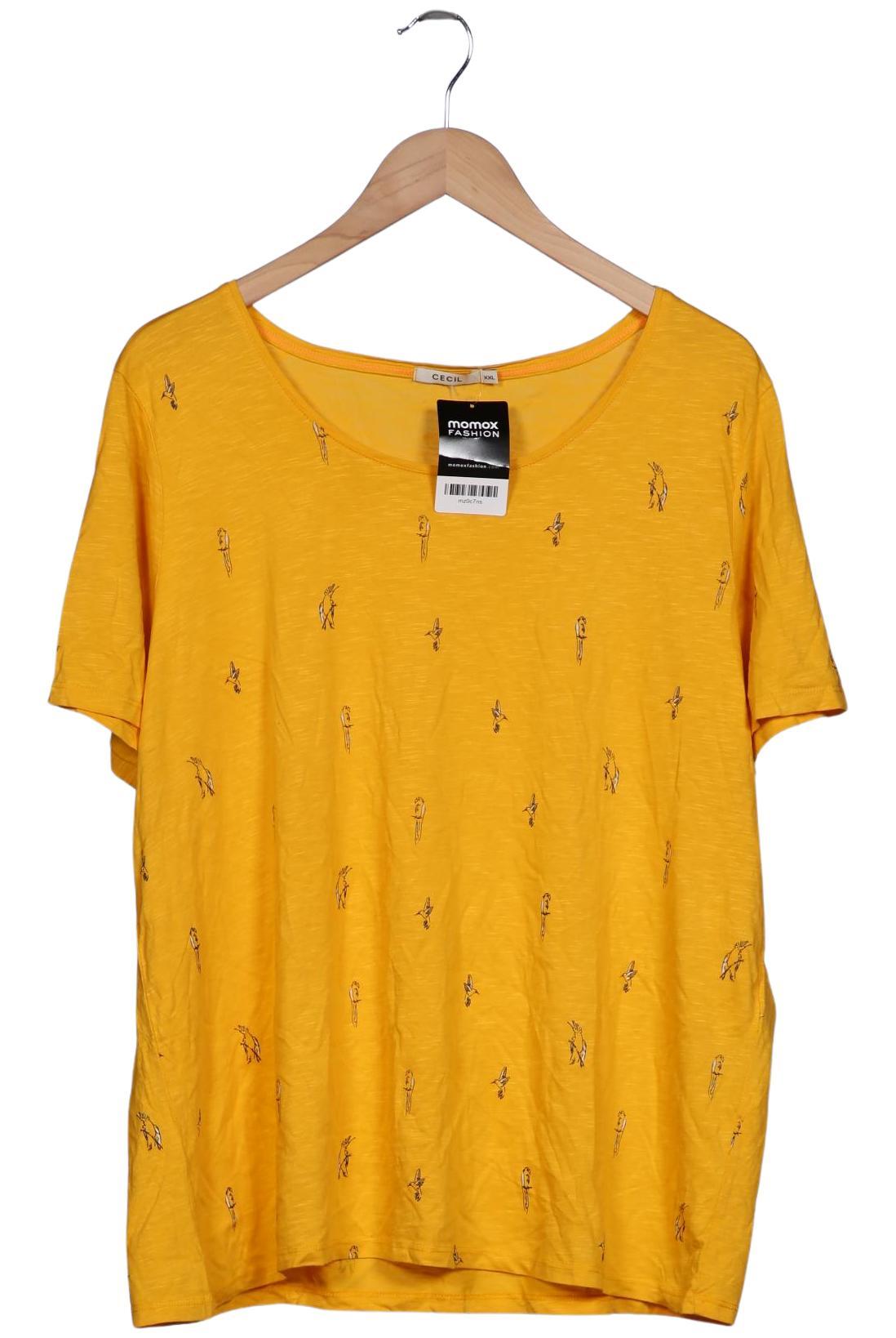 

Cecil Damen T-Shirt, gelb, Gr. 46