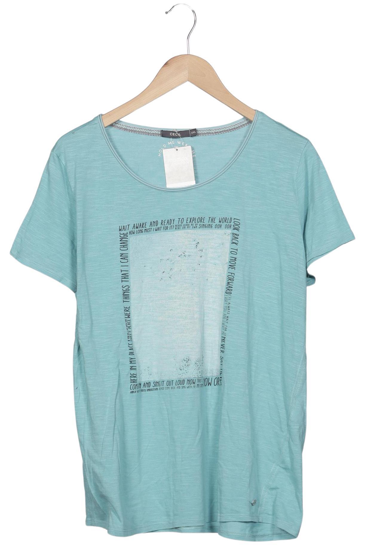 

Cecil Damen T-Shirt, türkis, Gr. 46