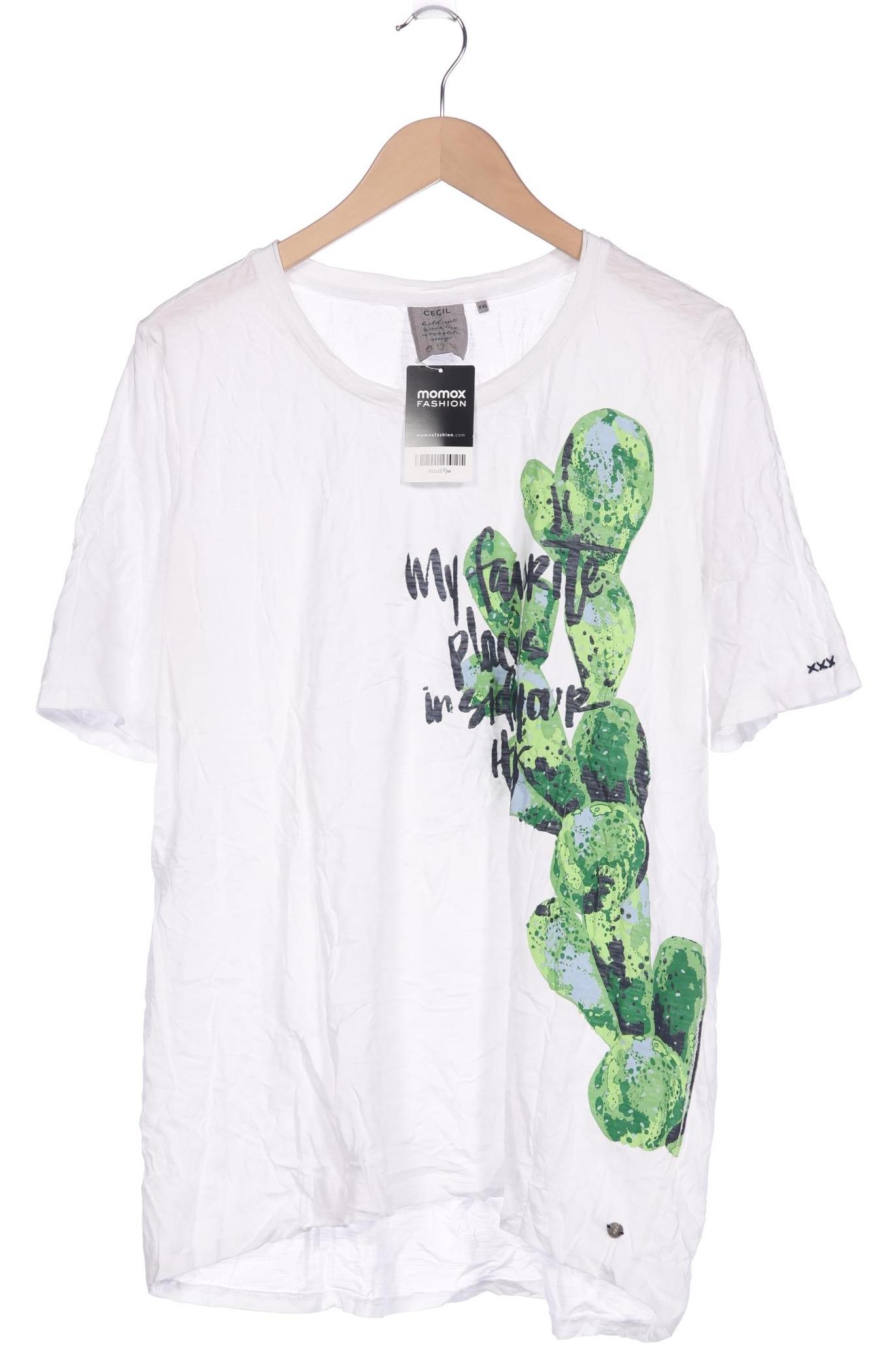 

Cecil Damen T-Shirt, weiß, Gr. 46