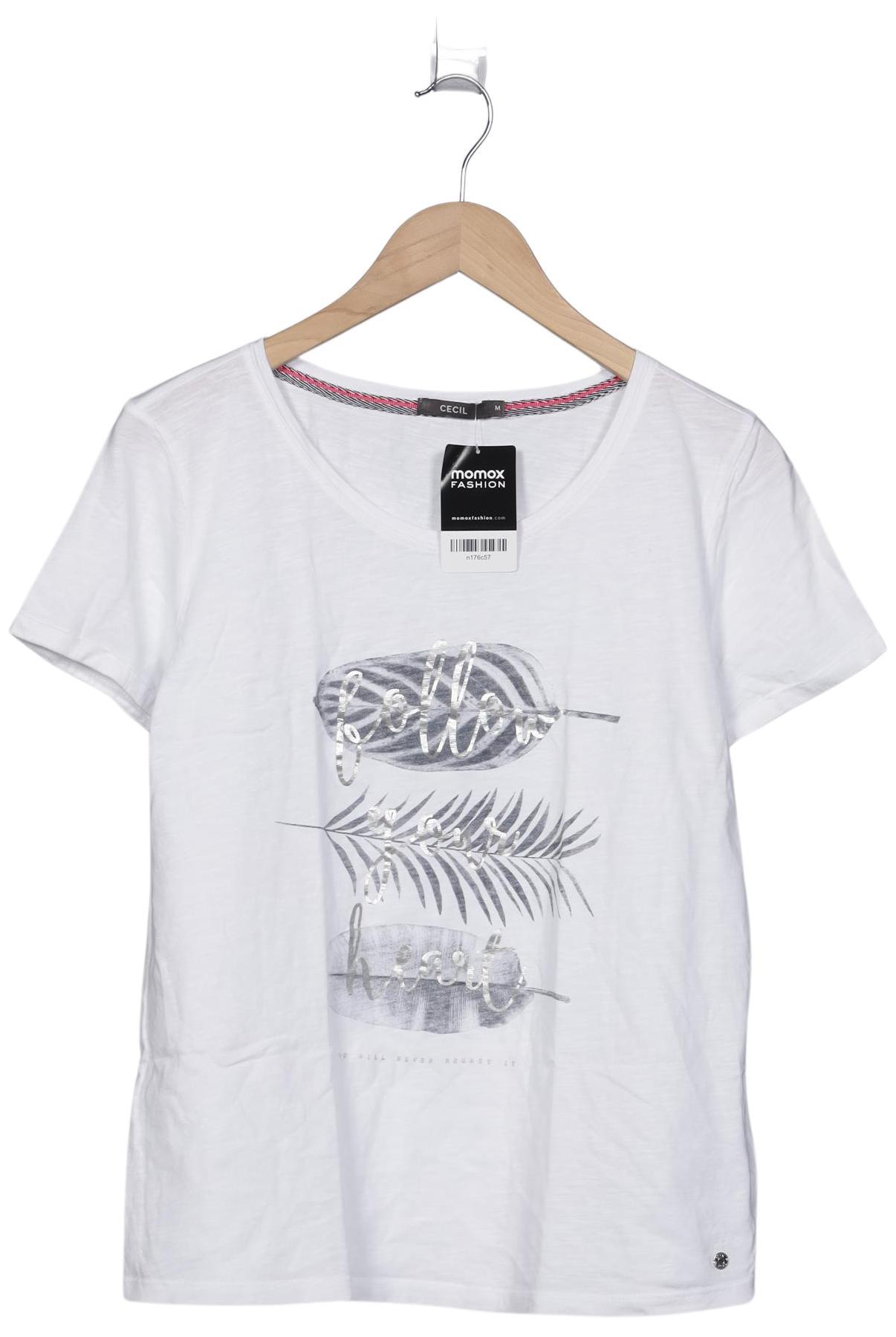 

Cecil Damen T-Shirt, weiß, Gr. 38