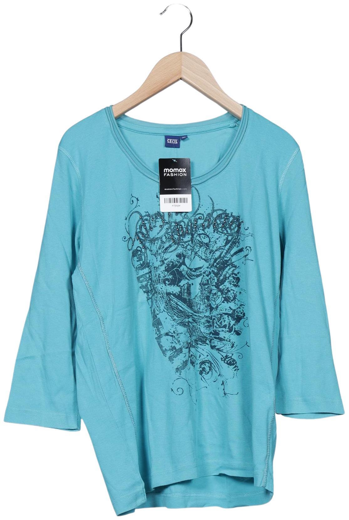 

Cecil Damen T-Shirt, blau, Gr. 44