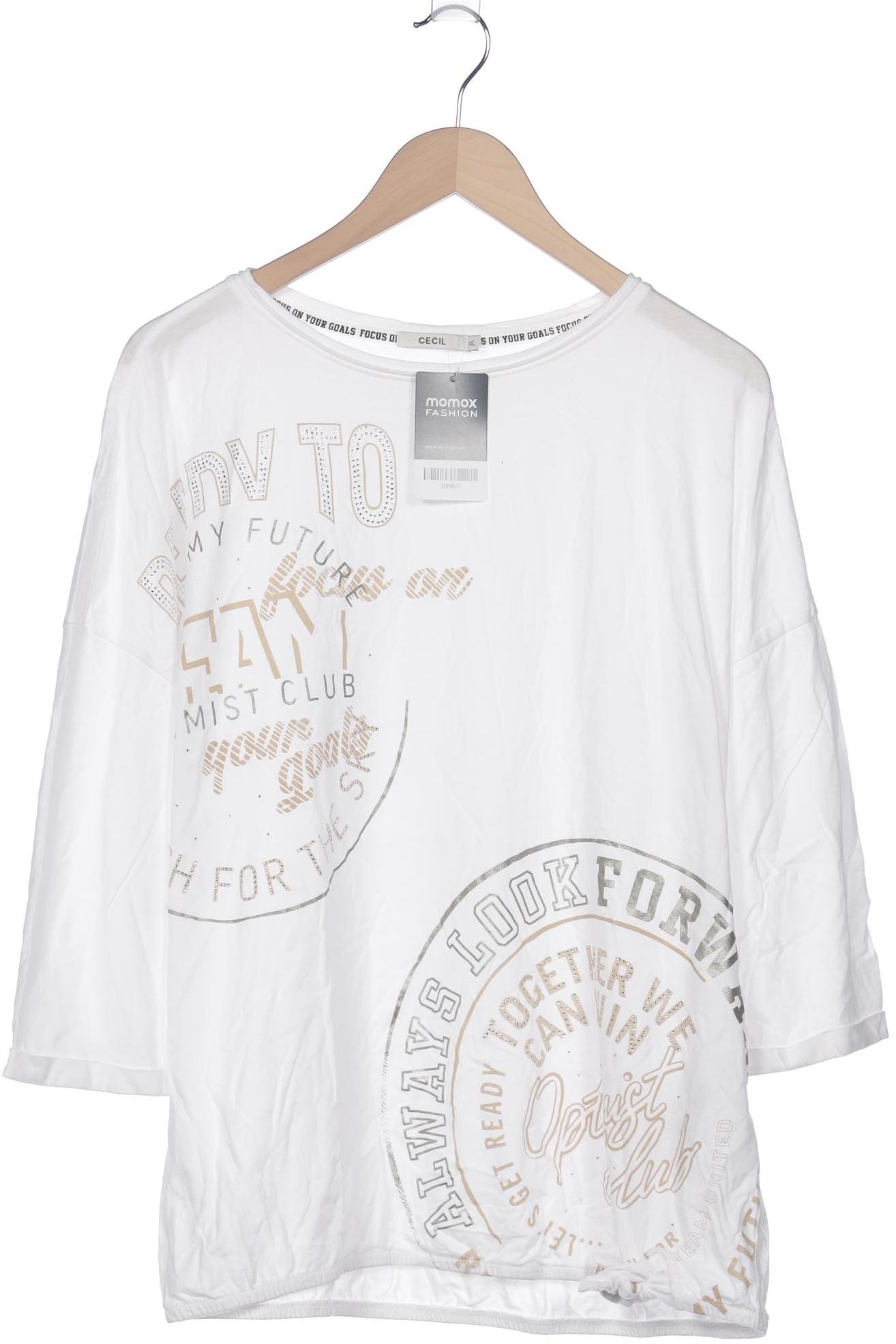 

Cecil Damen T-Shirt, weiß, Gr. 44