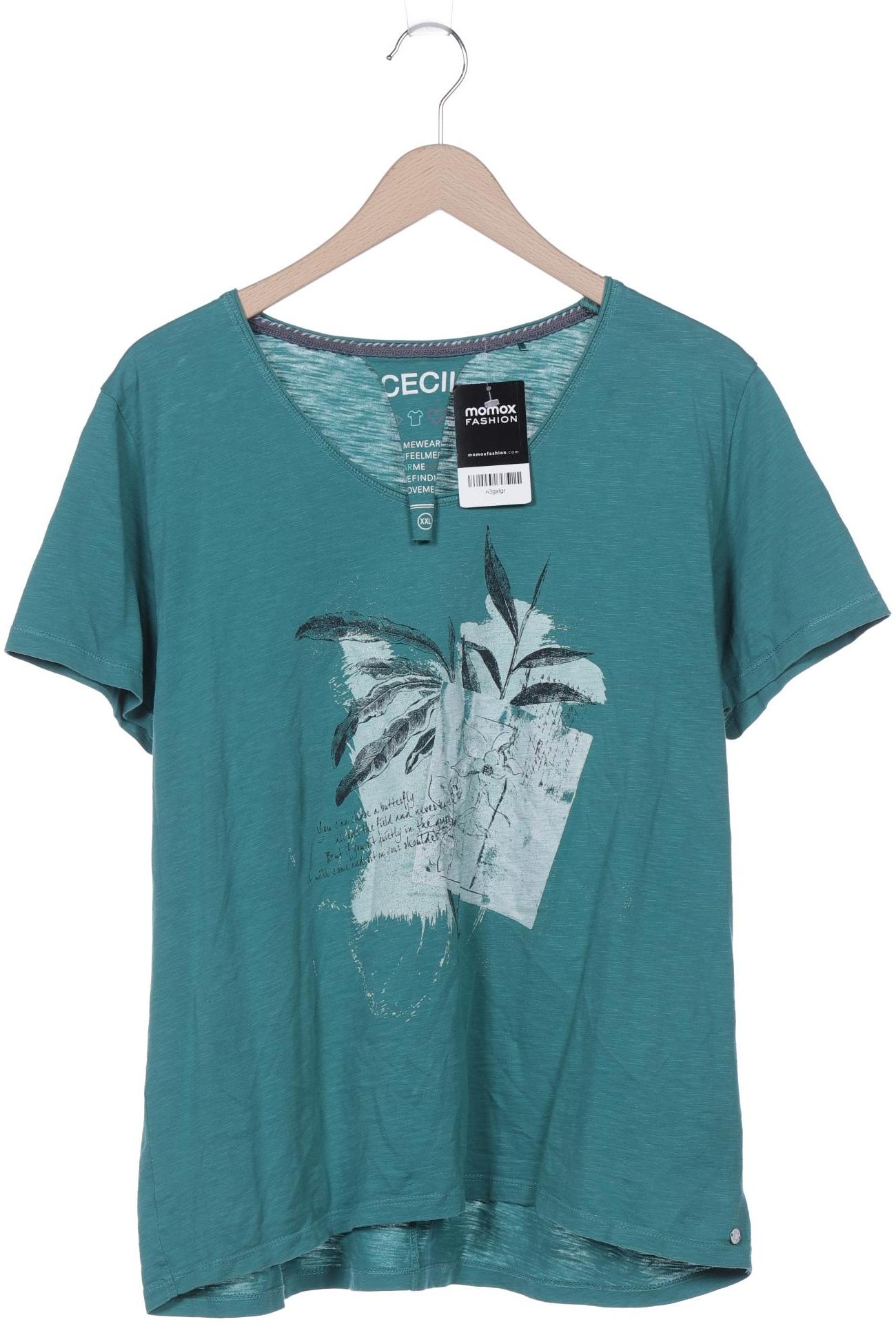 

Cecil Damen T-Shirt, türkis, Gr. 46