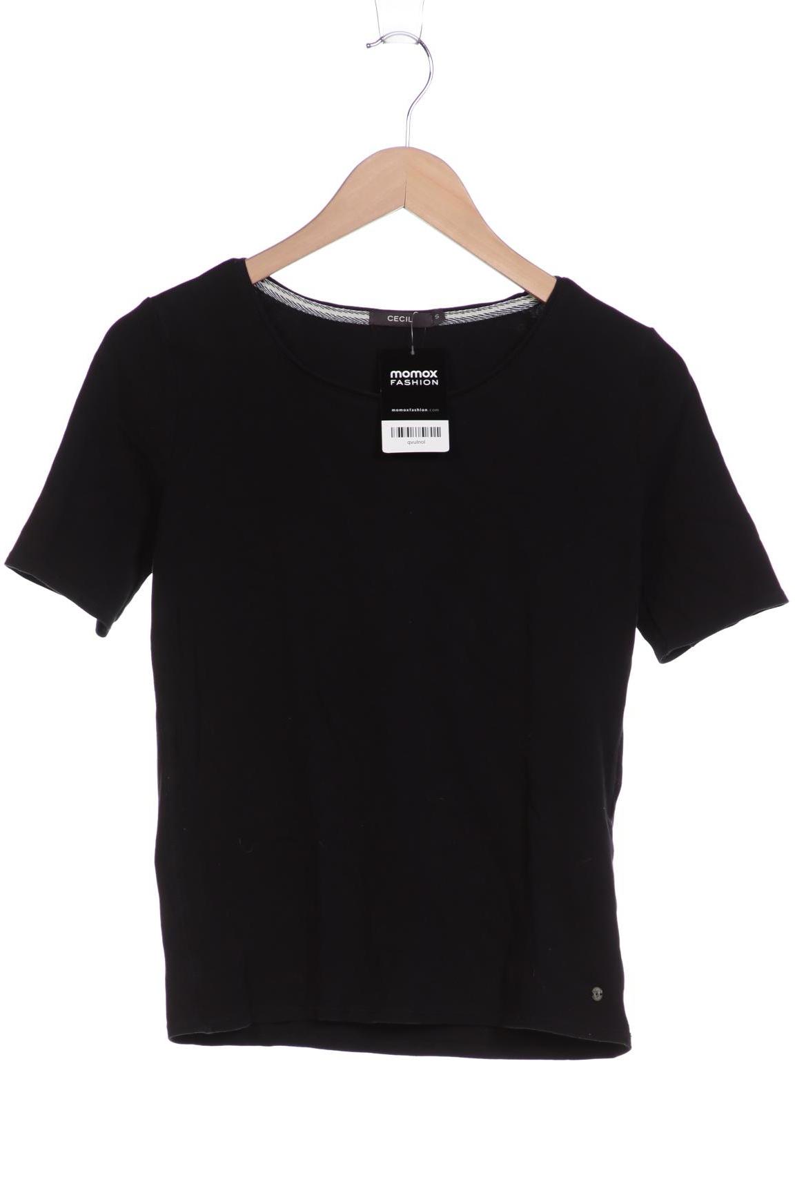 

Cecil Damen T-Shirt, schwarz, Gr. 36