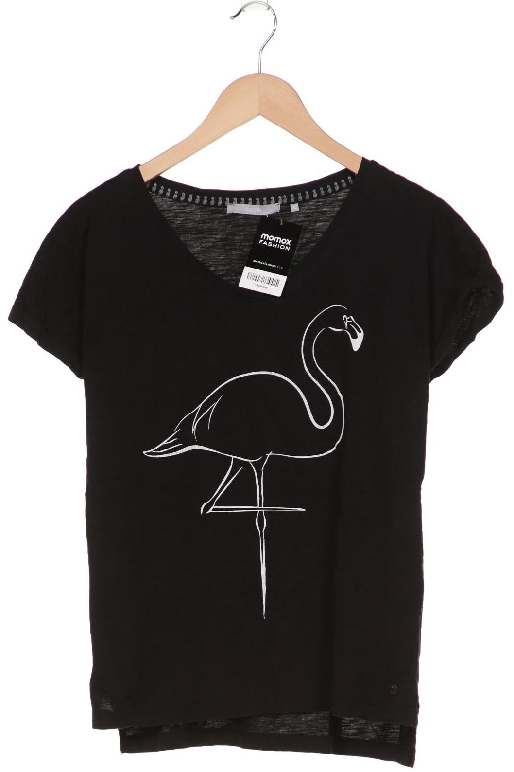 

CECIL Damen T-Shirt, schwarz