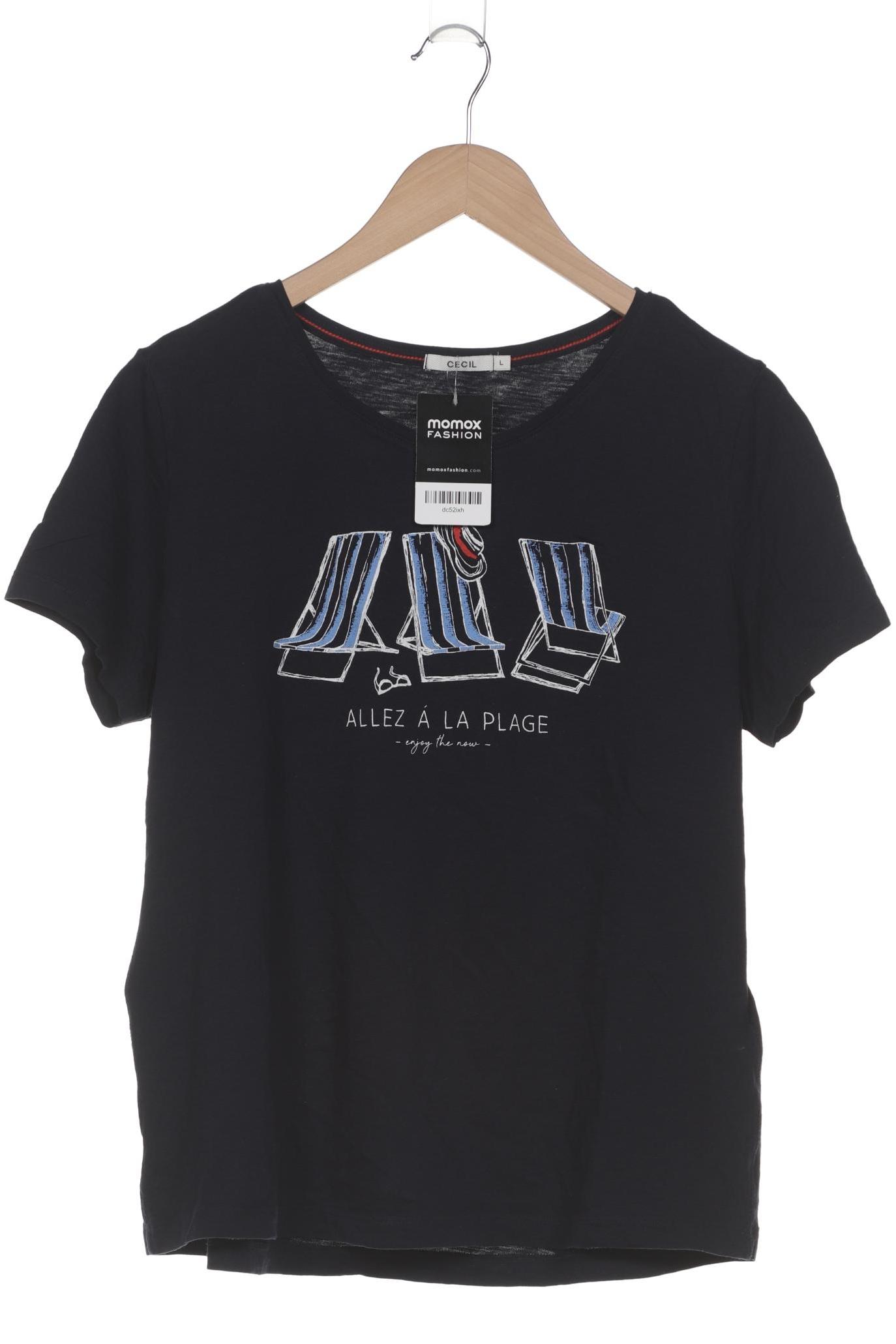 

Cecil Damen T-Shirt, marineblau, Gr. 42