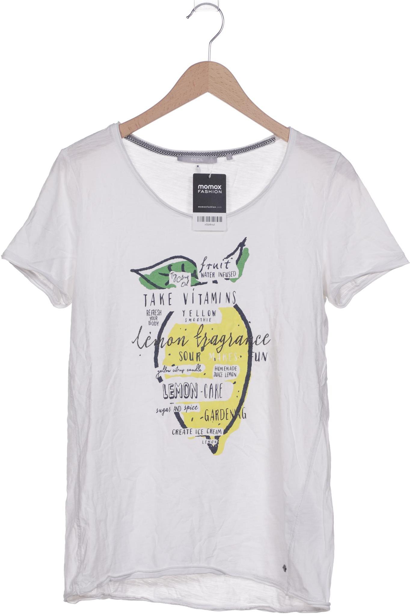 

Cecil Damen T-Shirt, weiß, Gr. 42