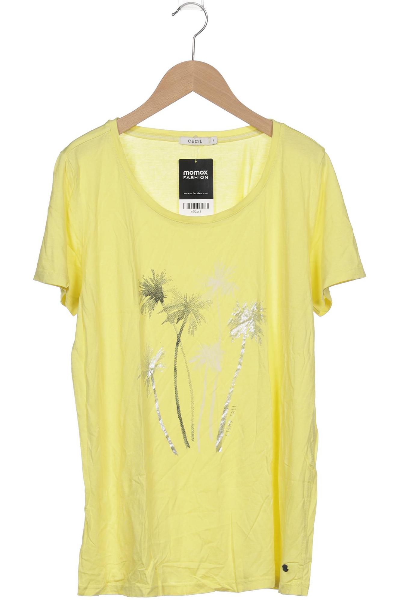 

Cecil Damen T-Shirt, gelb, Gr. 42