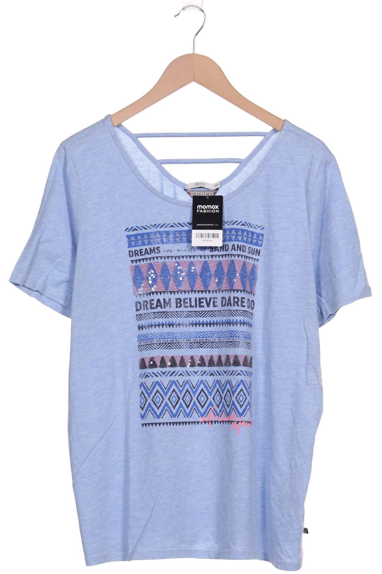 

CECIL Damen T-Shirt, blau