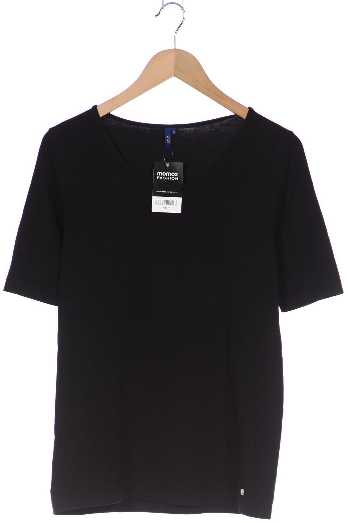 

Cecil Damen T-Shirt, schwarz, Gr. 44
