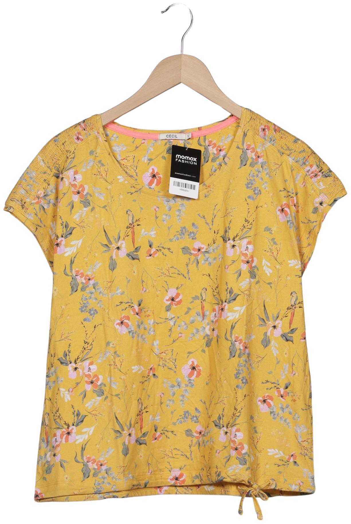 

Cecil Damen T-Shirt, gelb, Gr. 42