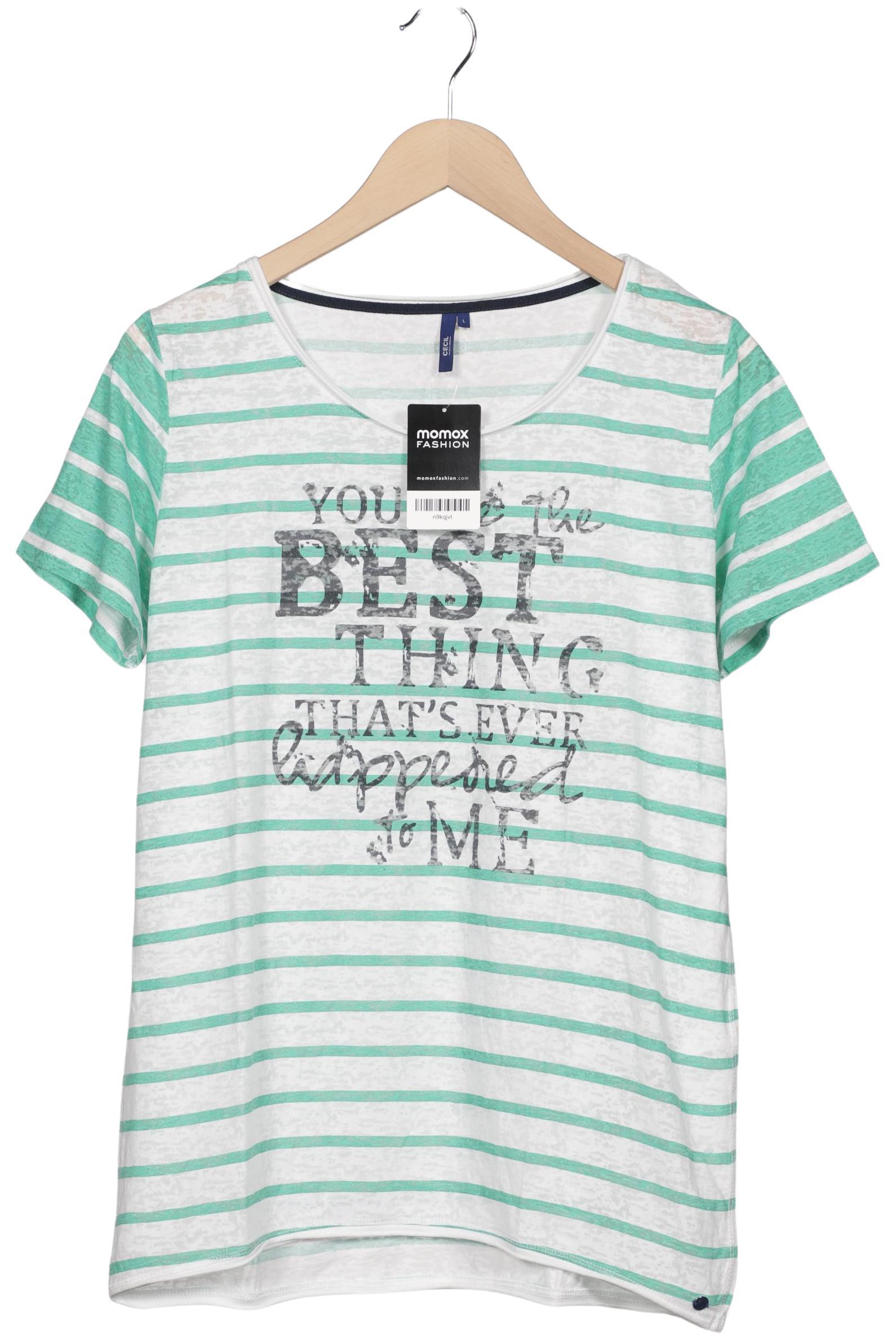 

Cecil Damen T-Shirt, weiß, Gr. 42