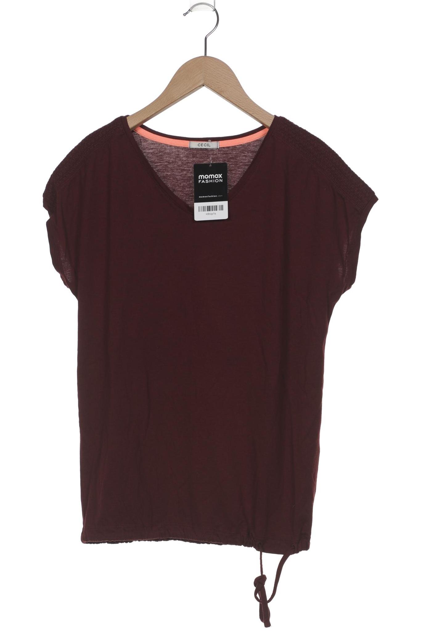 Thumbnail - Cecil Damen T-Shirt, bordeaux, Gr. 38