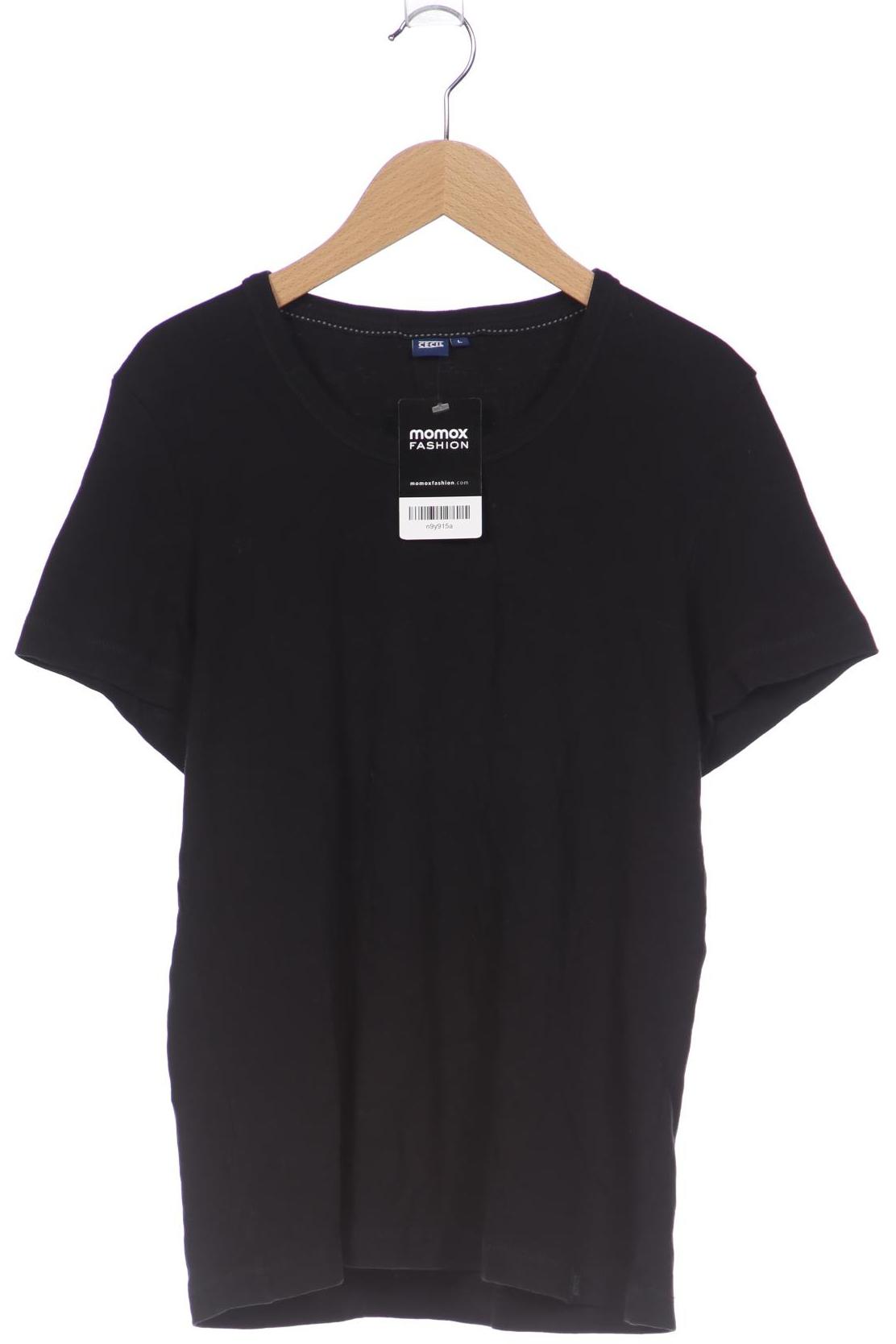 

CECIL Damen T-Shirt, schwarz