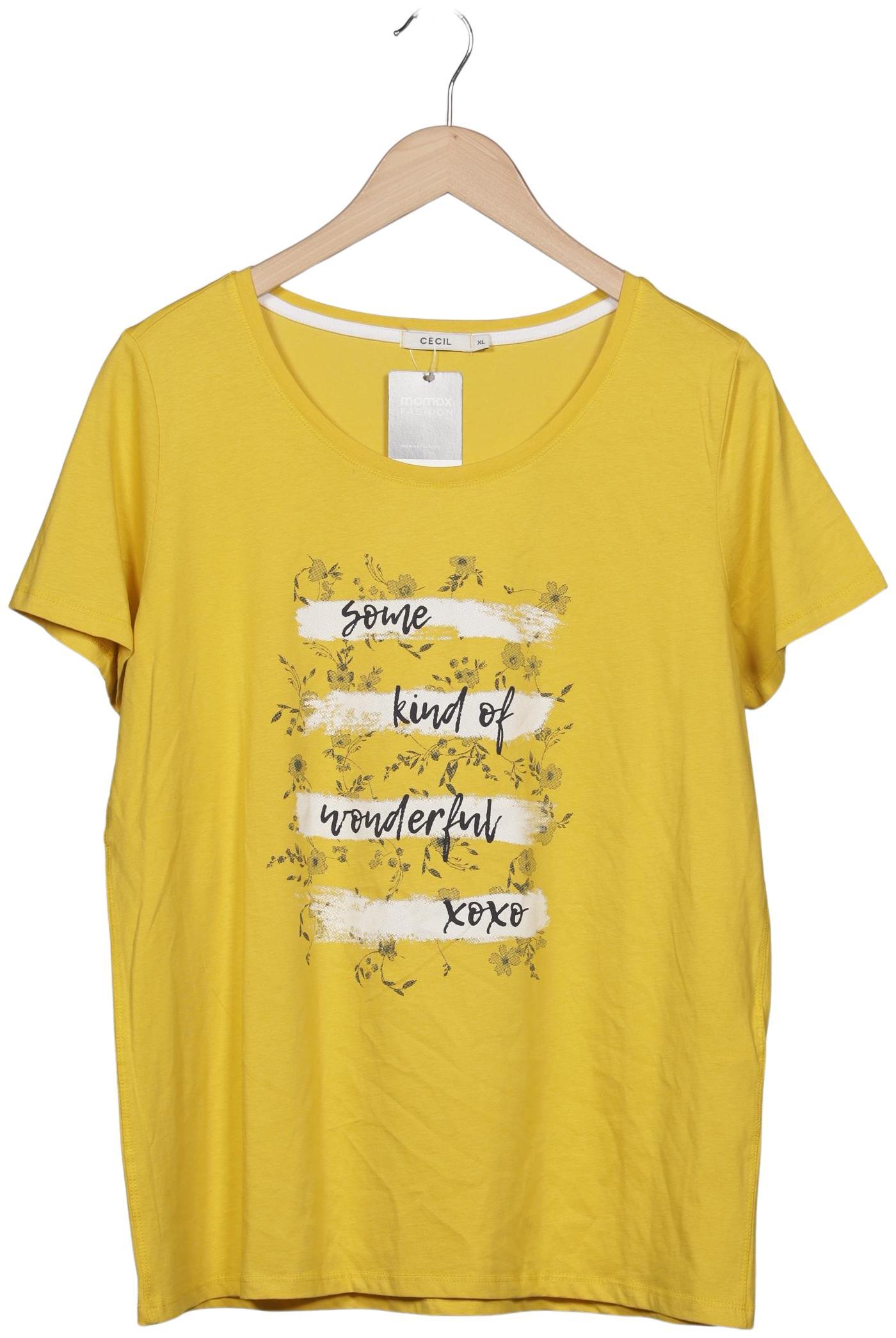 

Cecil Damen T-Shirt, gelb, Gr. 44