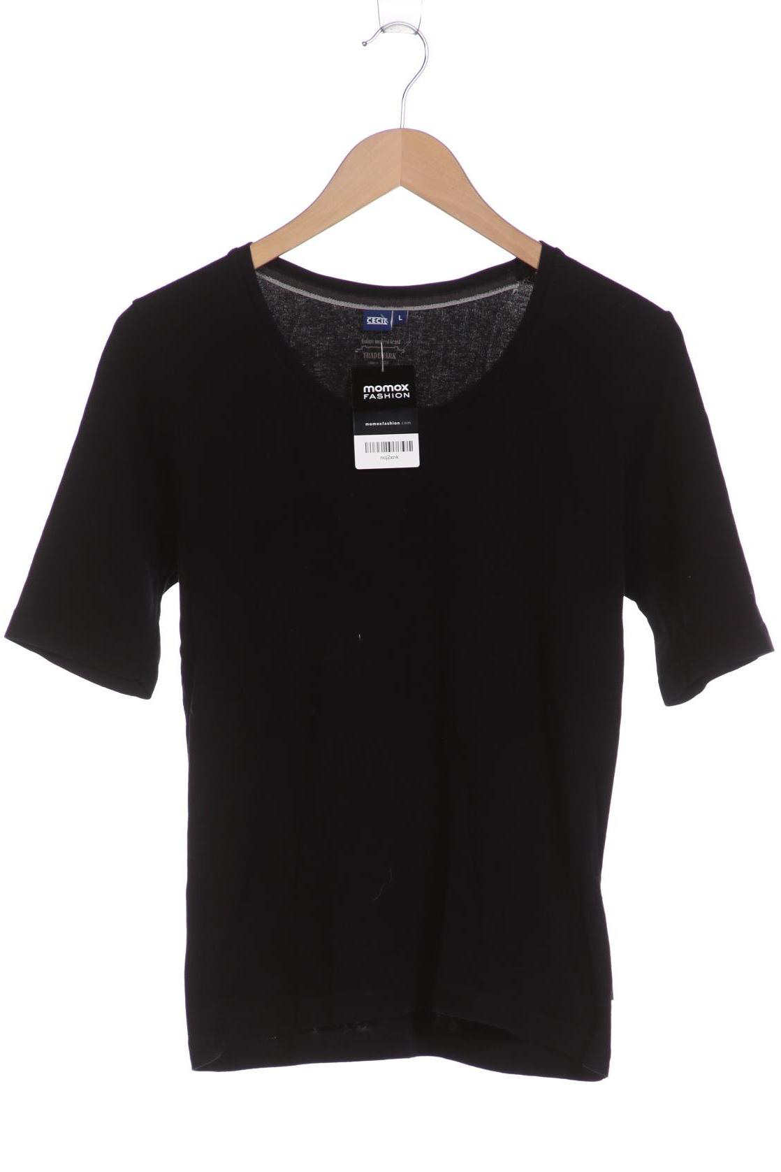 

CECIL Damen T-Shirt, schwarz