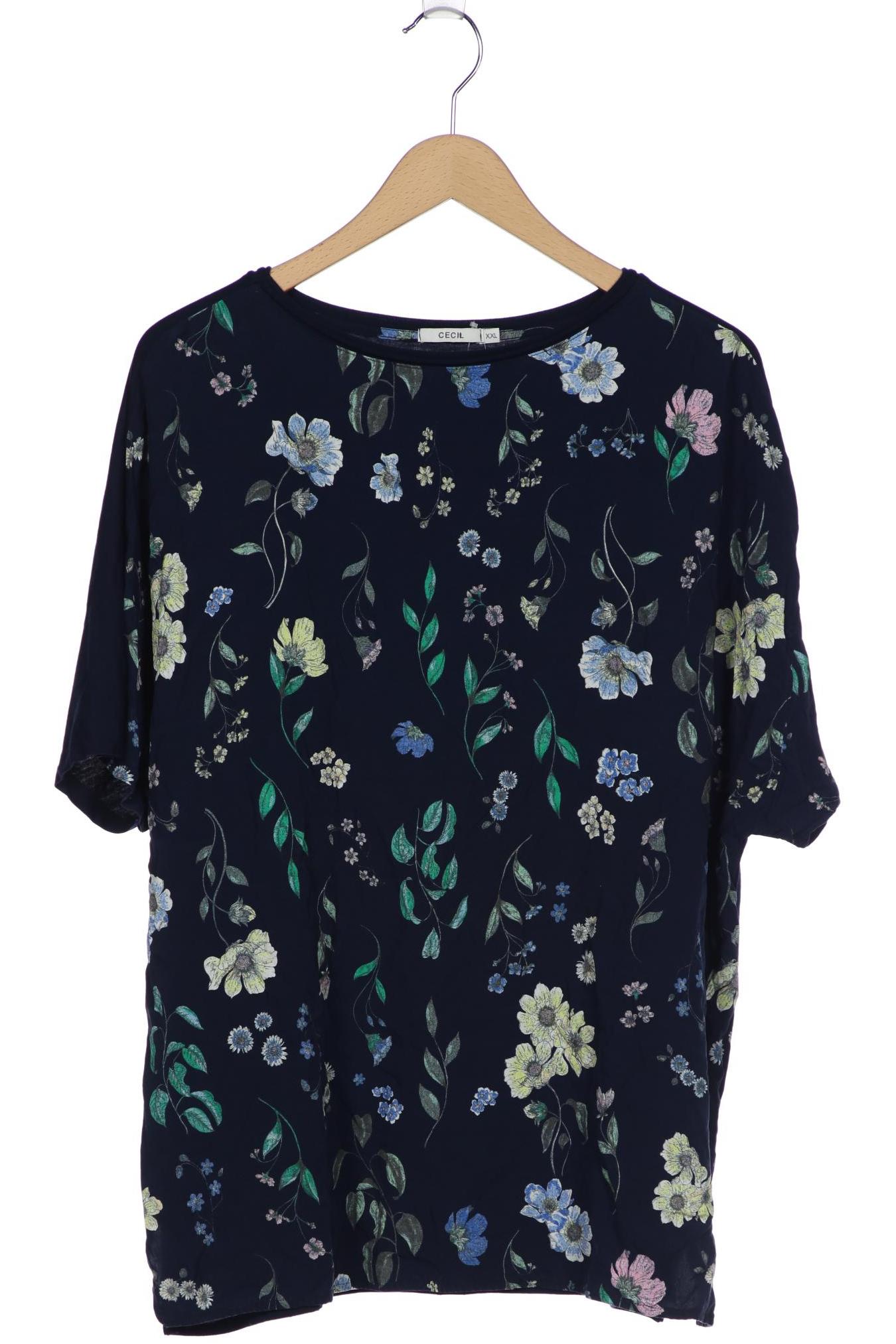 

CECIL Damen T-Shirt, marineblau