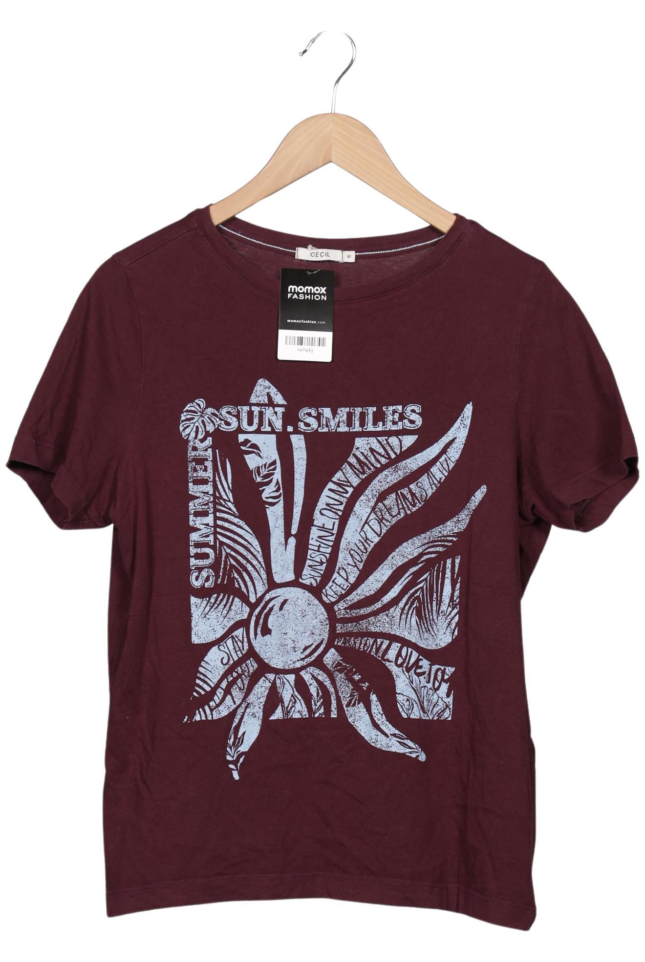 

Cecil Damen T-Shirt, bordeaux, Gr. 38