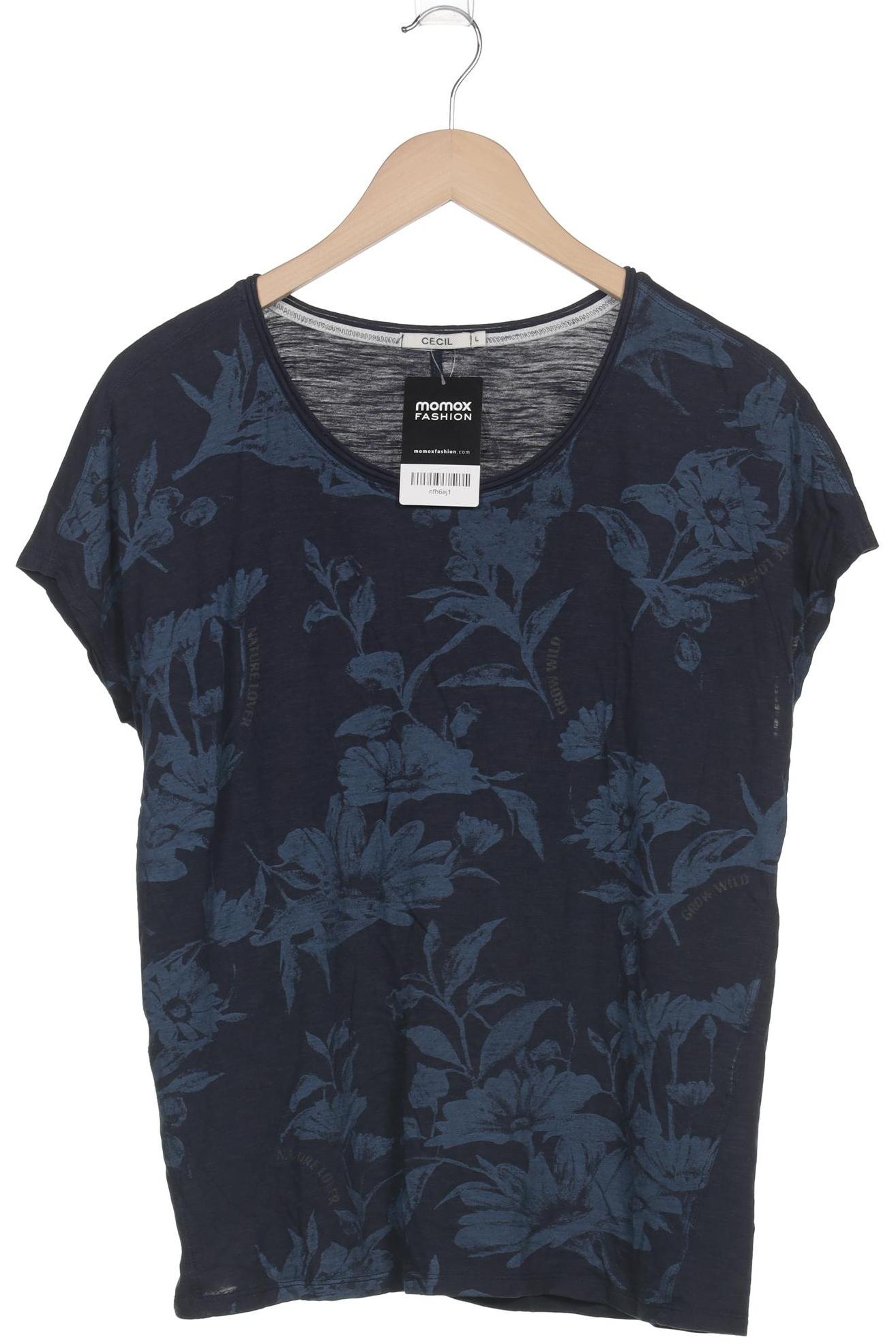 

Cecil Damen T-Shirt, marineblau, Gr. 42