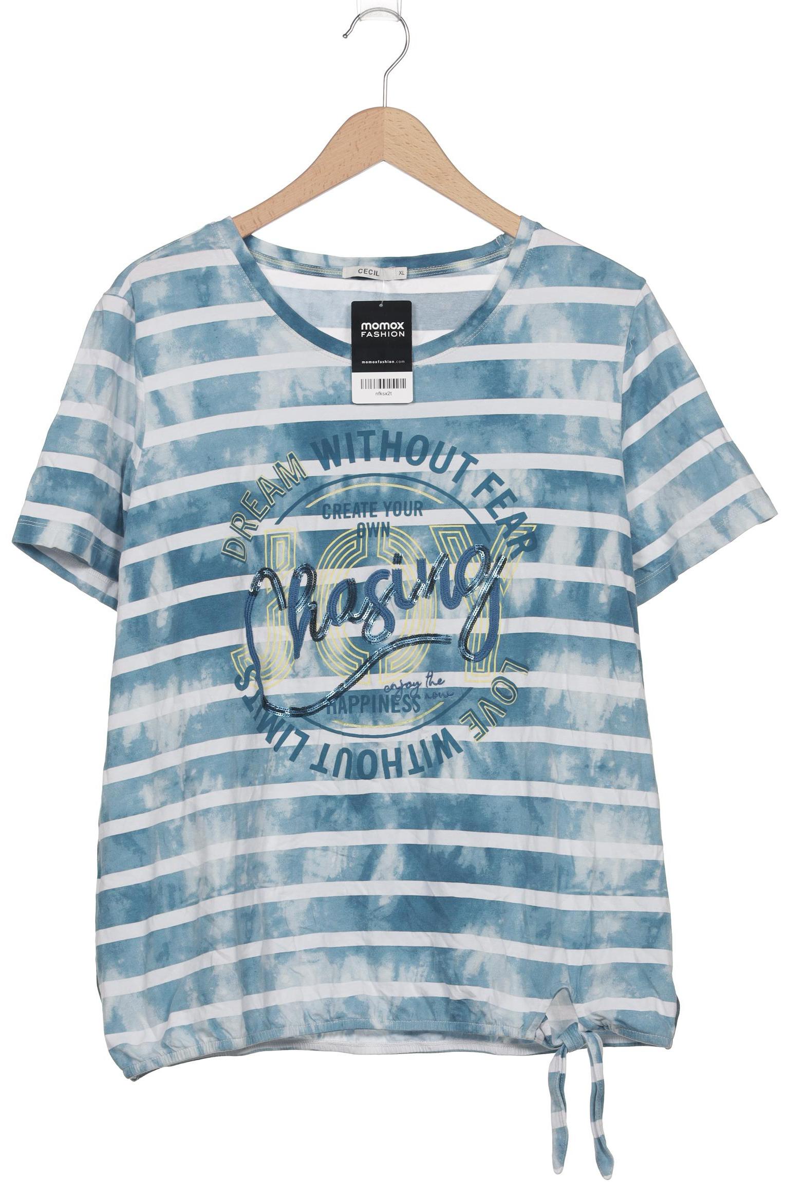 

Cecil Damen T-Shirt, blau, Gr. 44