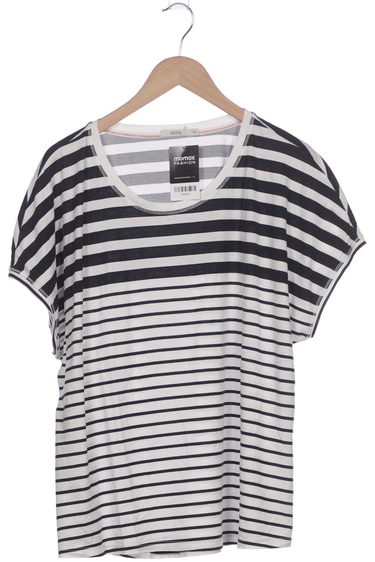 

Cecil Damen T-Shirt, weiß, Gr. 46