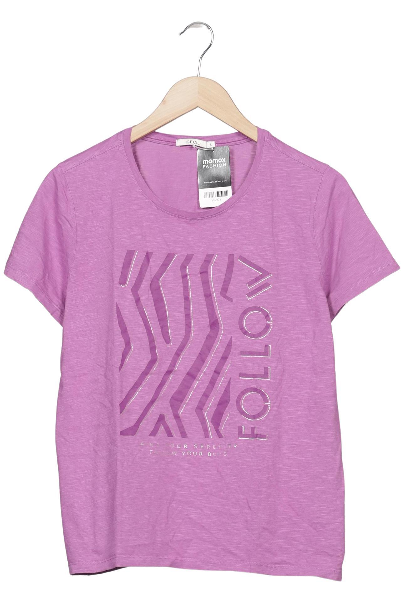 

Cecil Damen T-Shirt, flieder, Gr. 42
