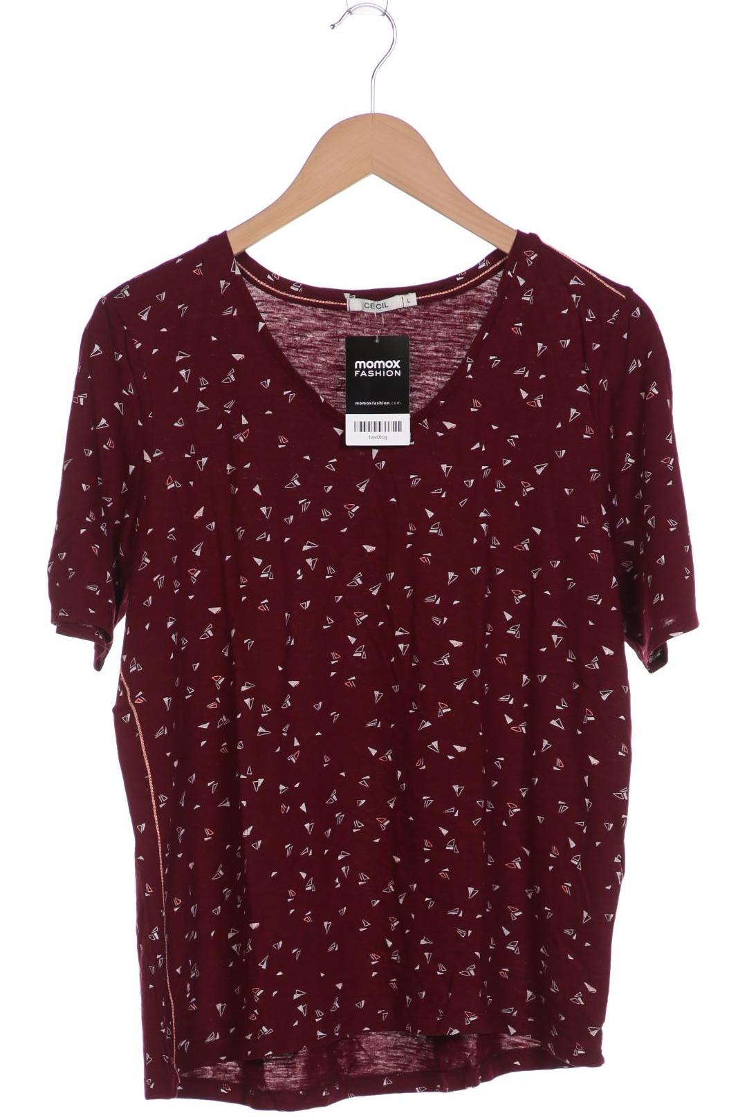 

Cecil Damen T-Shirt, bordeaux, Gr. 42